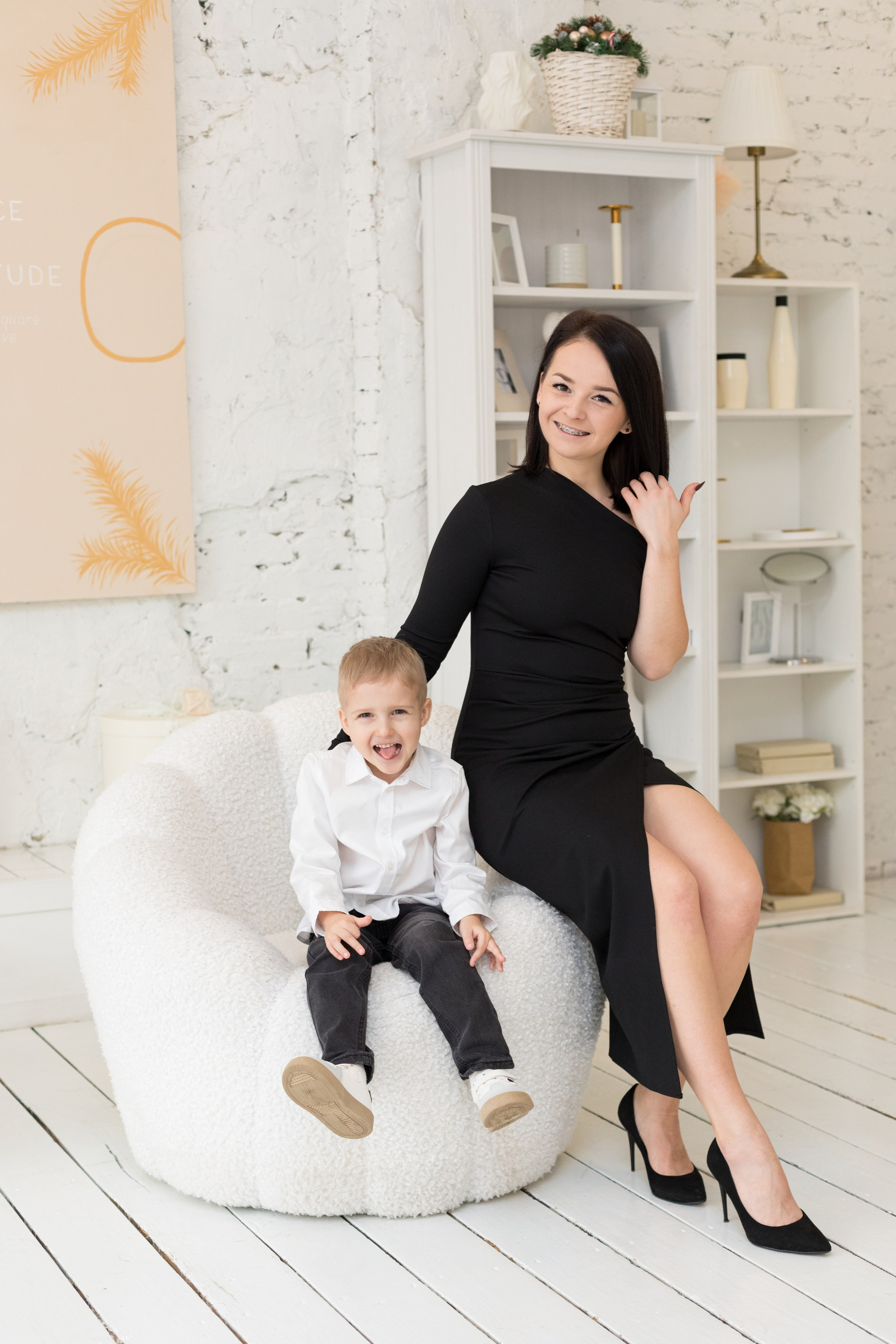 Новогодняя фотосессия Вероники и Феди. Детский и контент фотограф Надя Волкова Санкт-Петербург