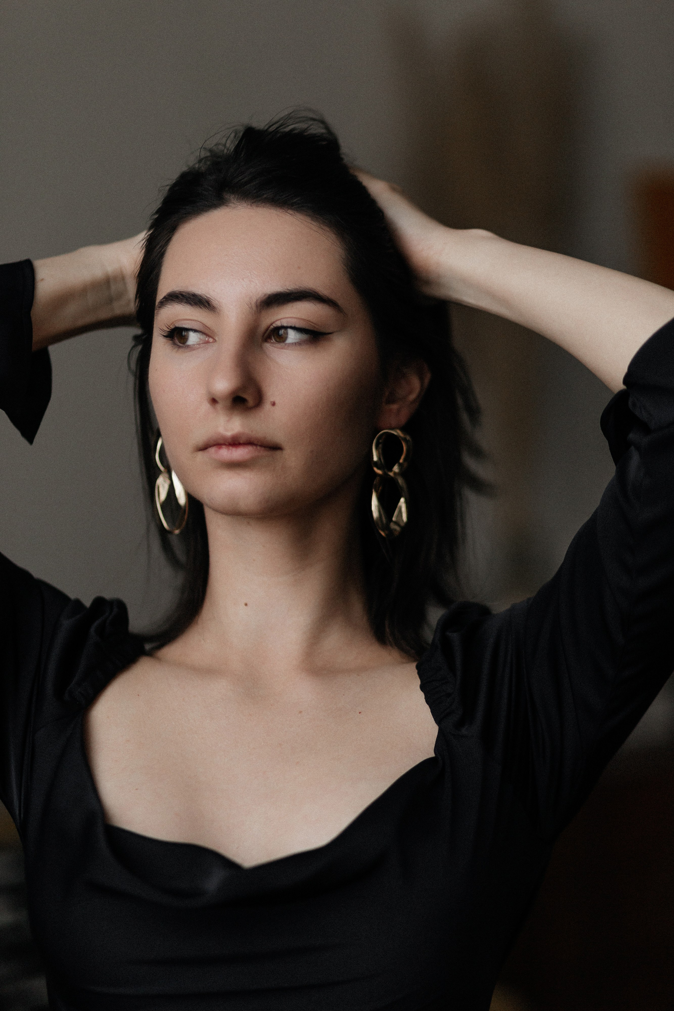 Девушка в черном платье — Лана. Свадебный фотограф в Нижнем Новгороде Генеральская Ира