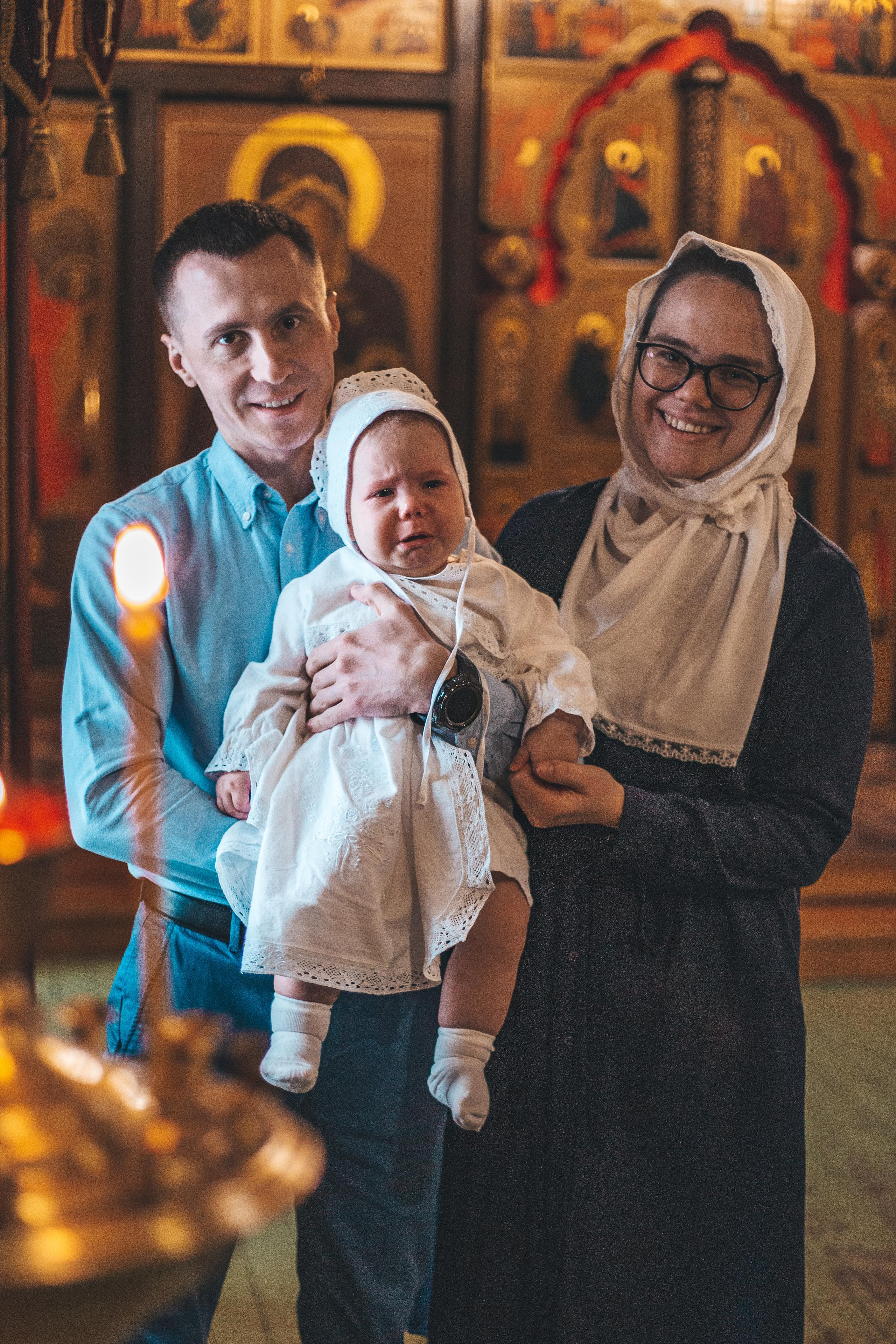 Крестины Кирочки Церковь Инокентия Метрополиса Люберцы. Свадебный и Семейный фотограф в Москве Александра Вайпер