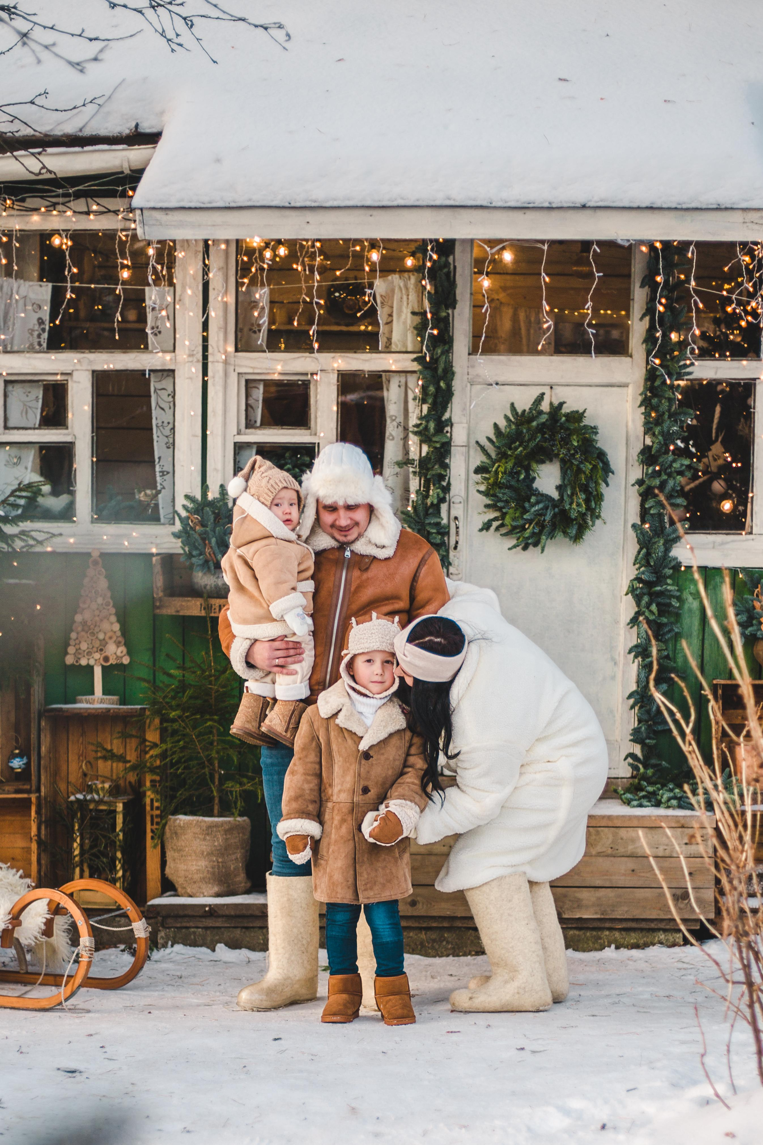 Семейная предновогодняя история. Свадебный и Семейный фотограф в Москве Александра Вайпер