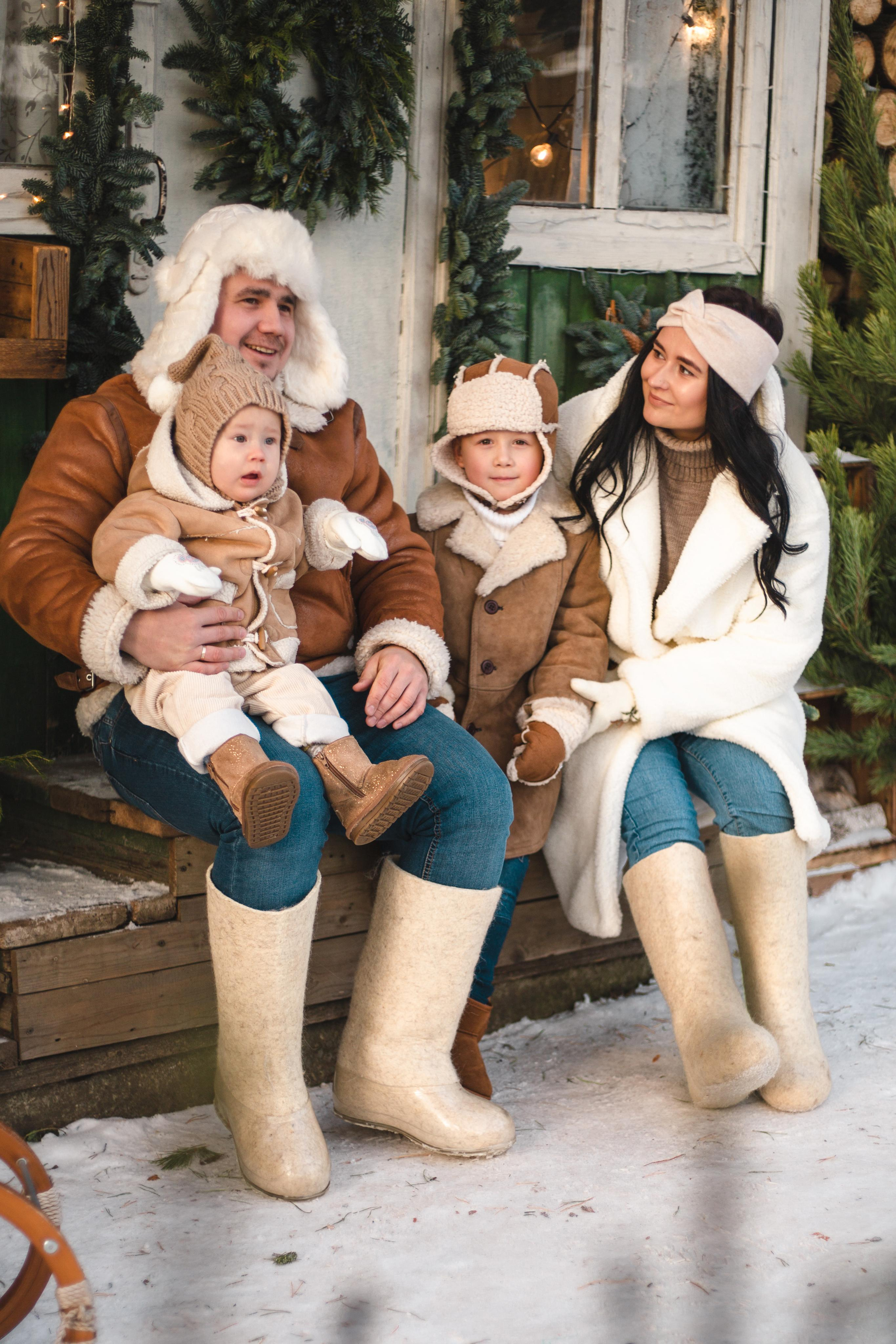 Семейная предновогодняя история. Свадебный и Семейный фотограф в Москве Александра Вайпер