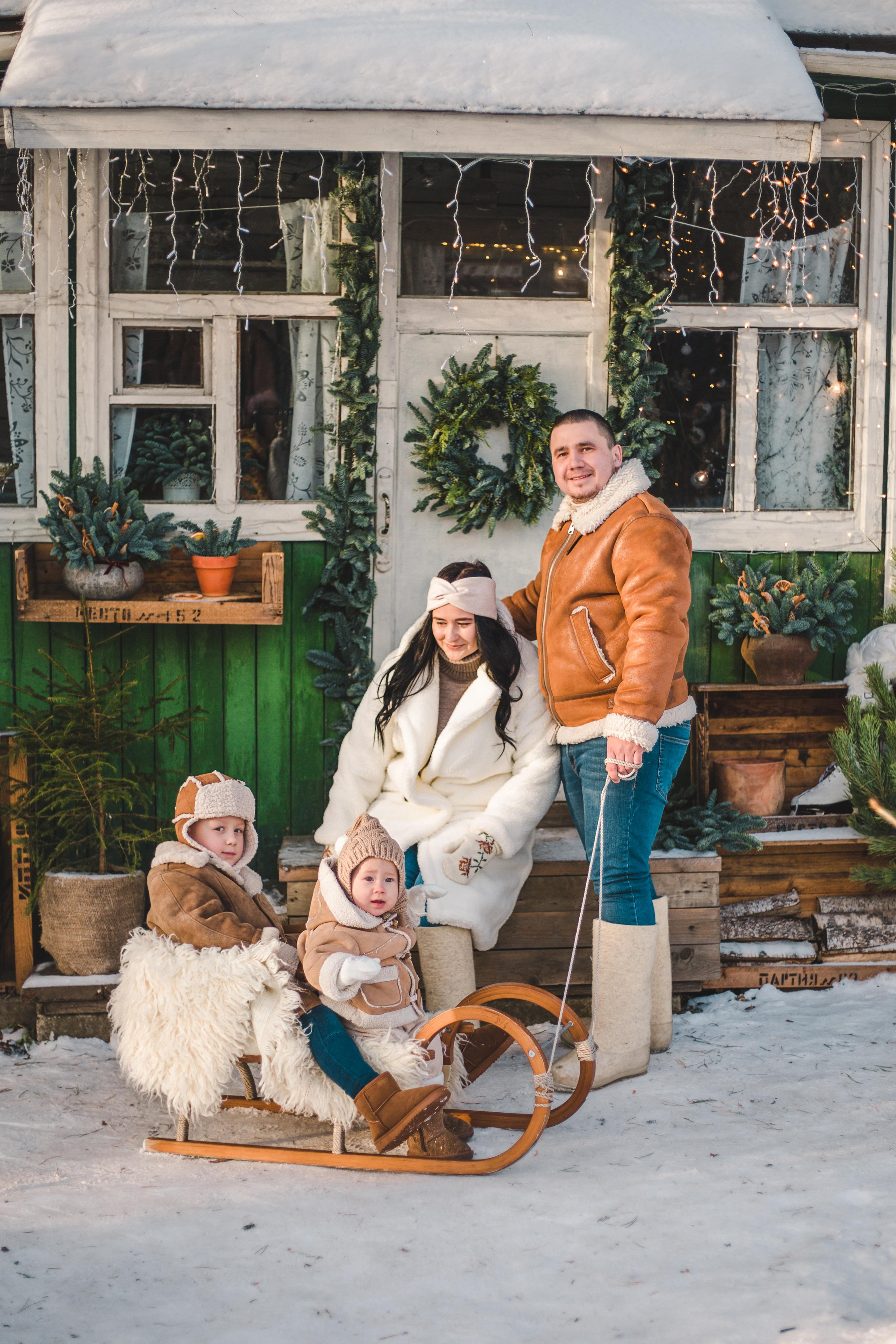 Семейная предновогодняя история. Свадебный и Семейный фотограф в Москве Александра Вайпер