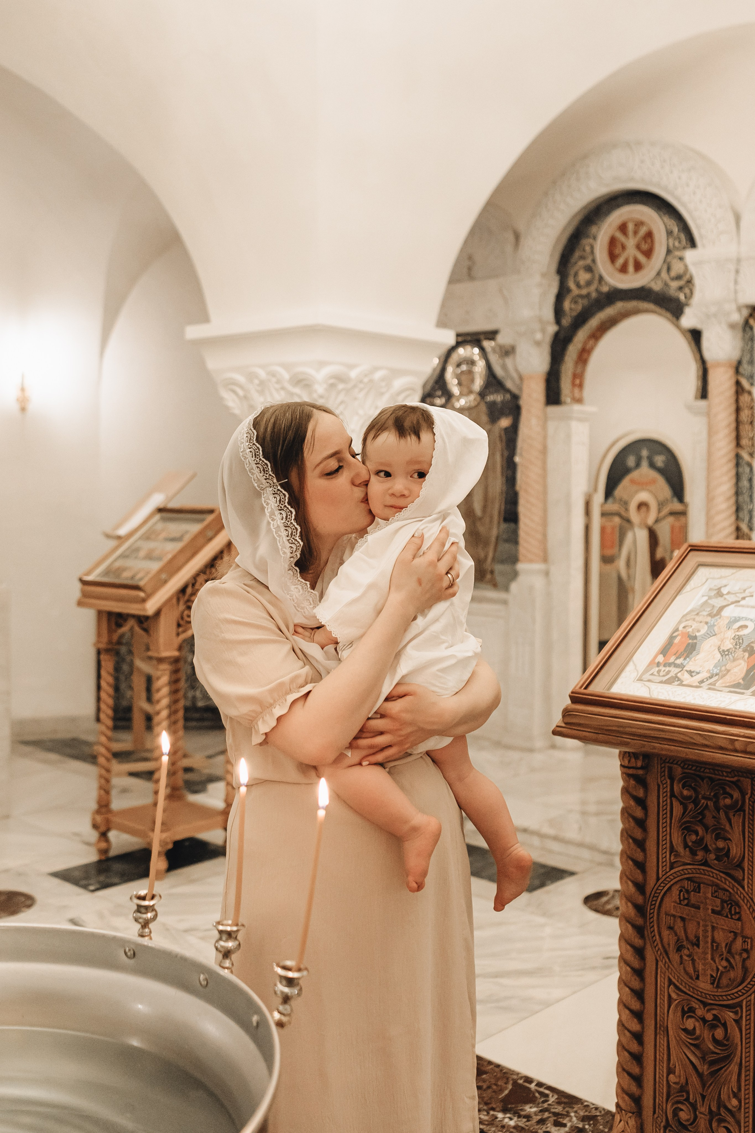 Крещение Макара Храм Сергия Радонежского в Солнцево. Свадебный и Семейный фотограф в Москве Александра Вайпер