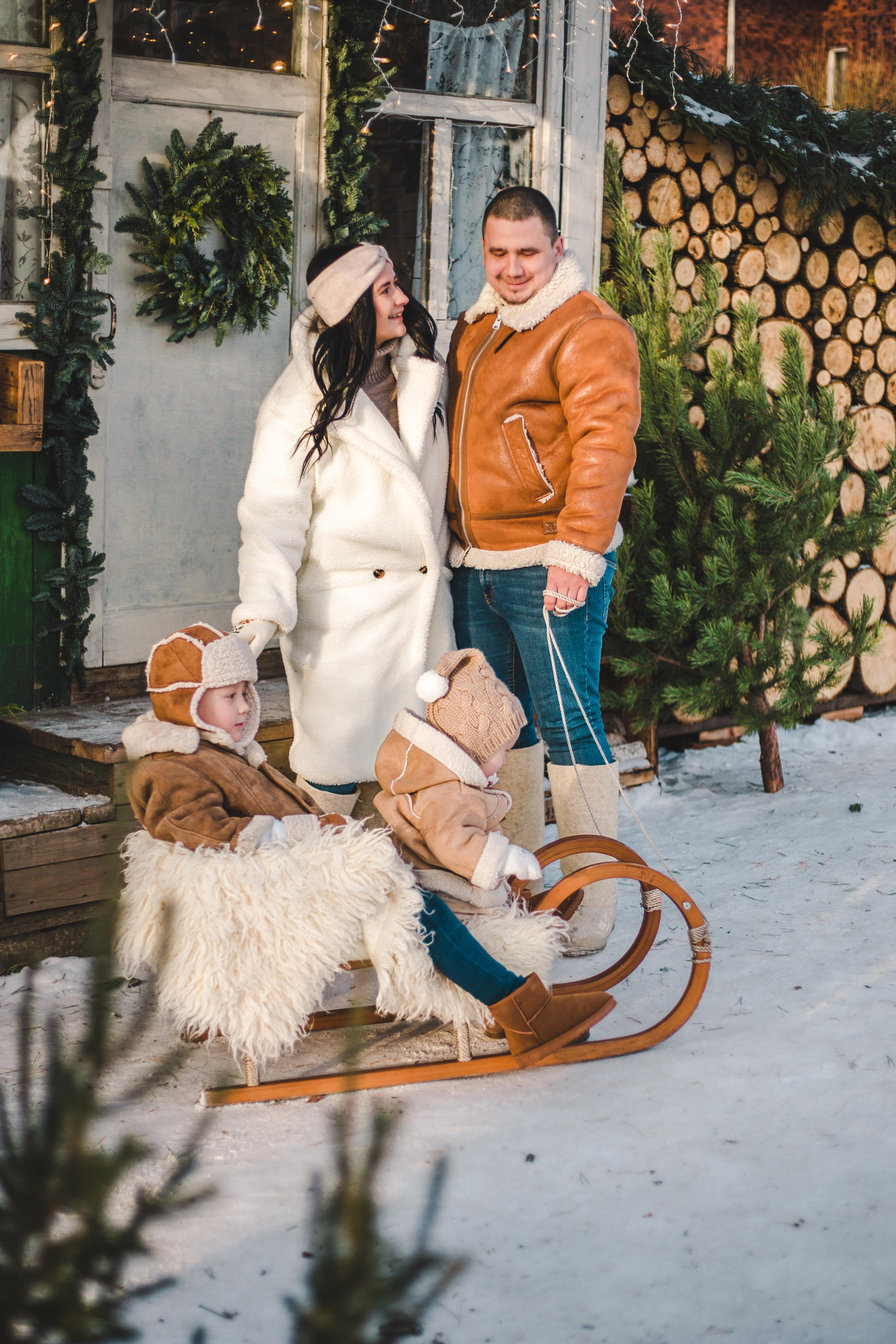 Семейная предновогодняя история. Свадебный и Семейный фотограф в Москве Александра Вайпер