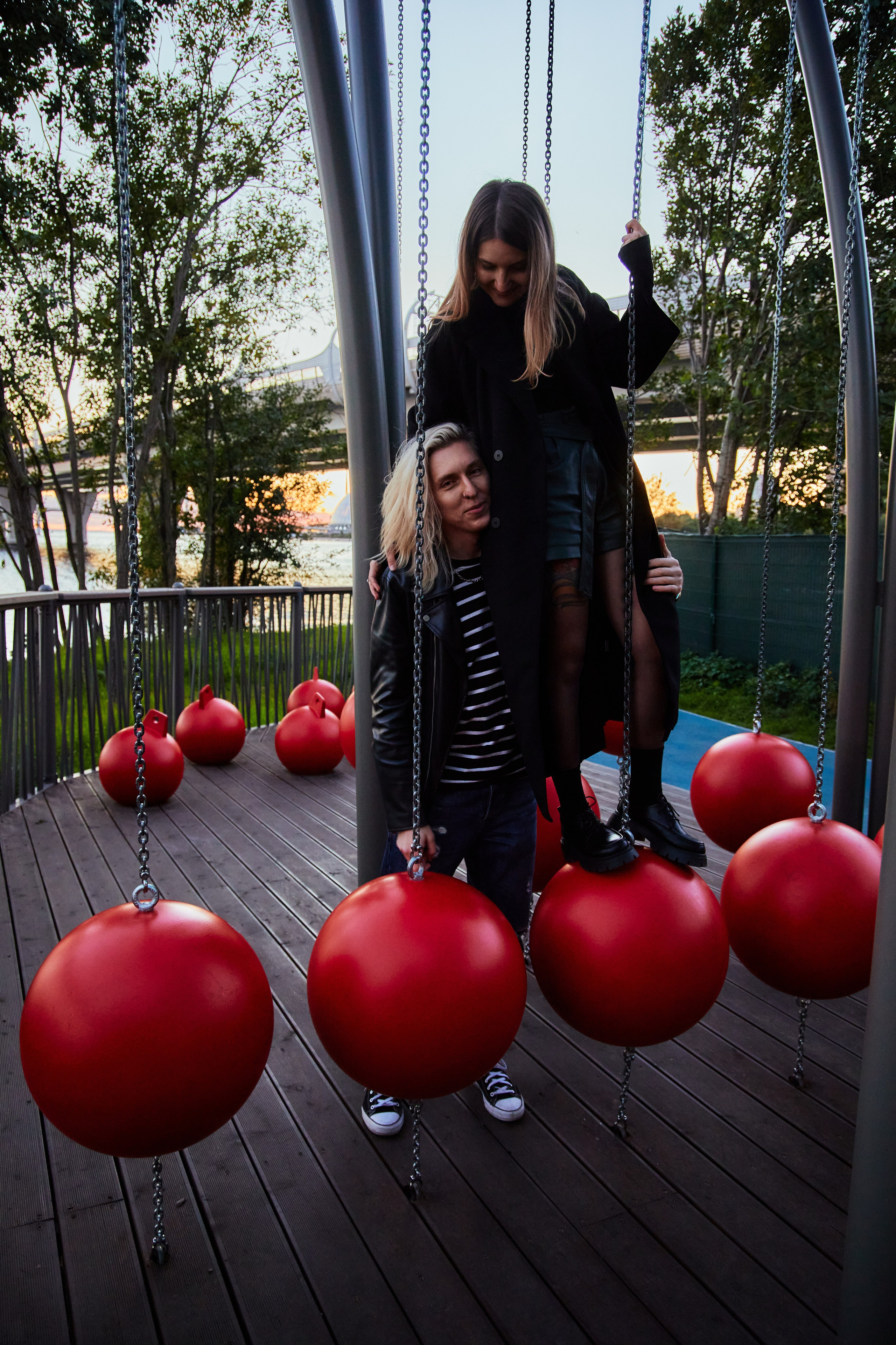 Полина и Рома, финский залив. Репортажный фотограф Алёна Кантемирова