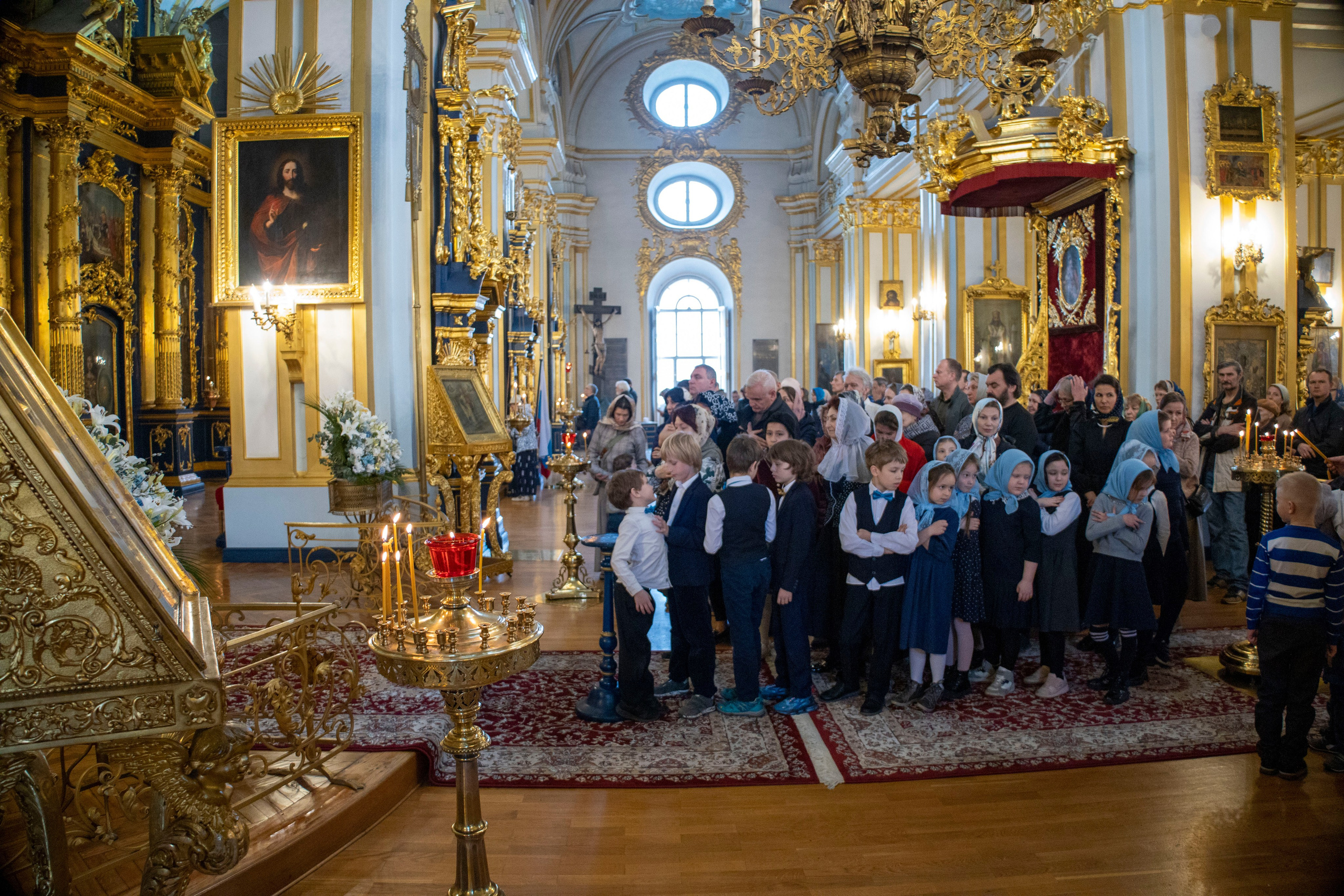 ВЕЛИКИЙ ЧЕТВЕРГ. ВОСПОМИНАНИЕ ТАЙНОЙ ВЕЧЕРИ. НИКОЛО-БОГОЯВЛЕНСКИЙ МОРСКОЙ СОБОР