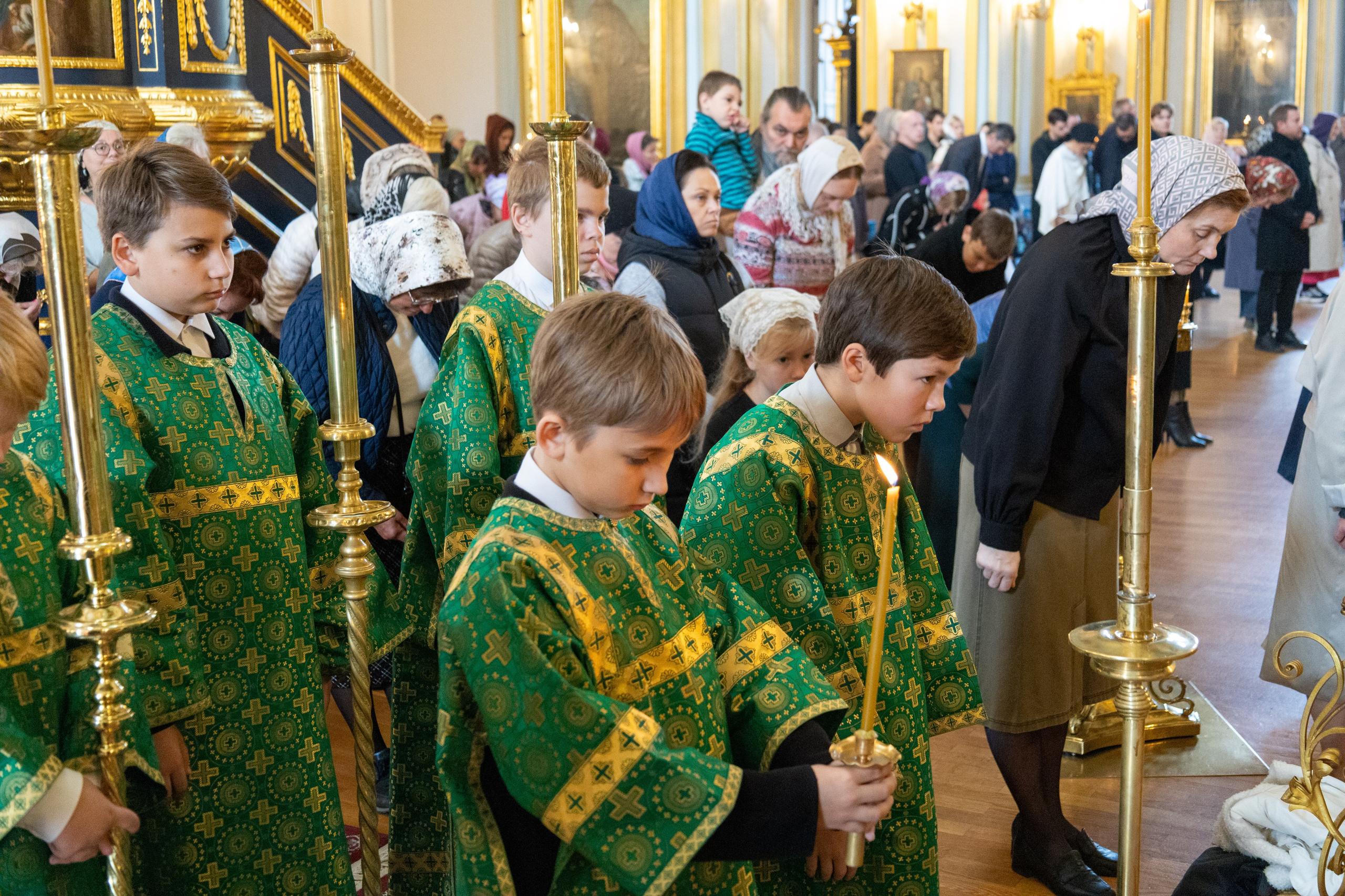 Неделя 16-я по Пятидесятнице, по Воздвижении. Глас 7-й. Попразднство Воздвижения Креста. Вмч. Никиты. НИКОЛО-БОГОЯВЛЕНСКИЙ МОРСКОЙ СОБОР