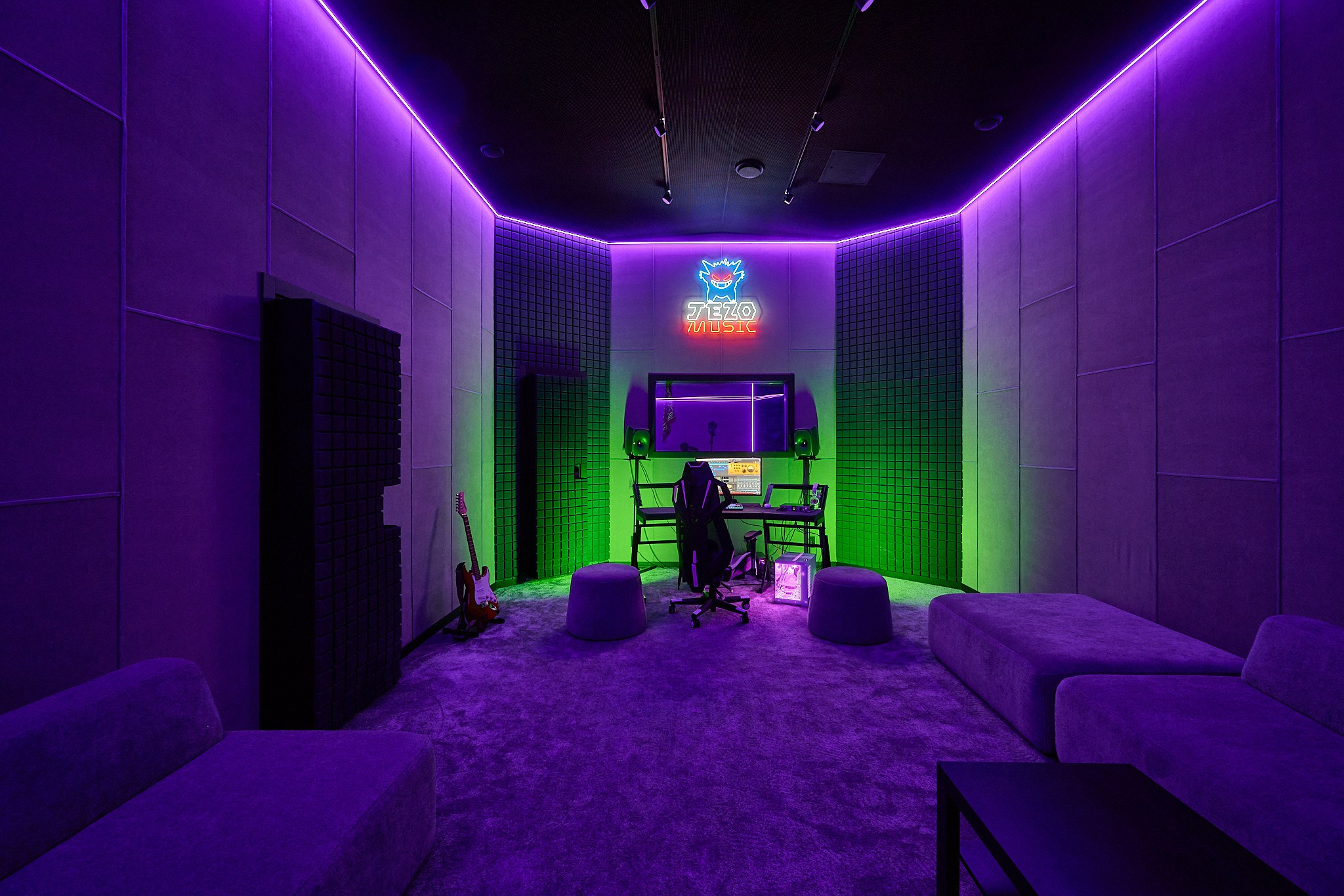 Студия Звукозаписи JezoMusic. Интерьерный фотограф в Краснодаре