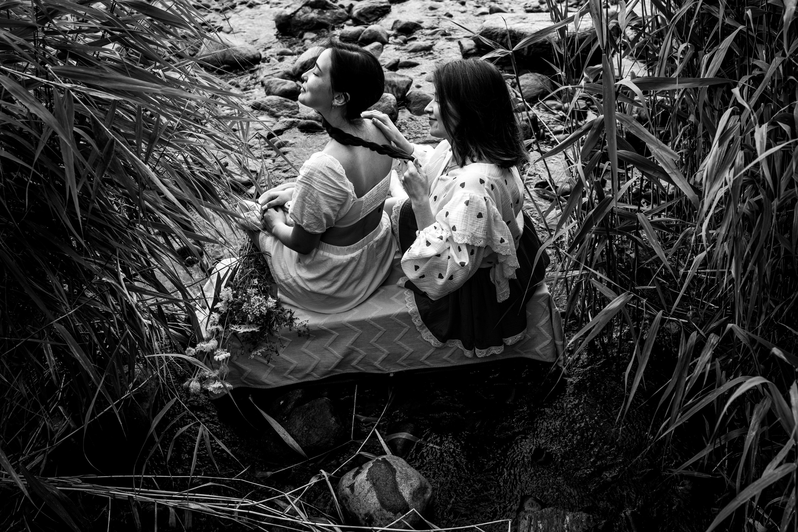 Фотосессия для сестер на побережье. Фотограф Куянова Алина, семейные и свадебные фотосессии в Калининграде