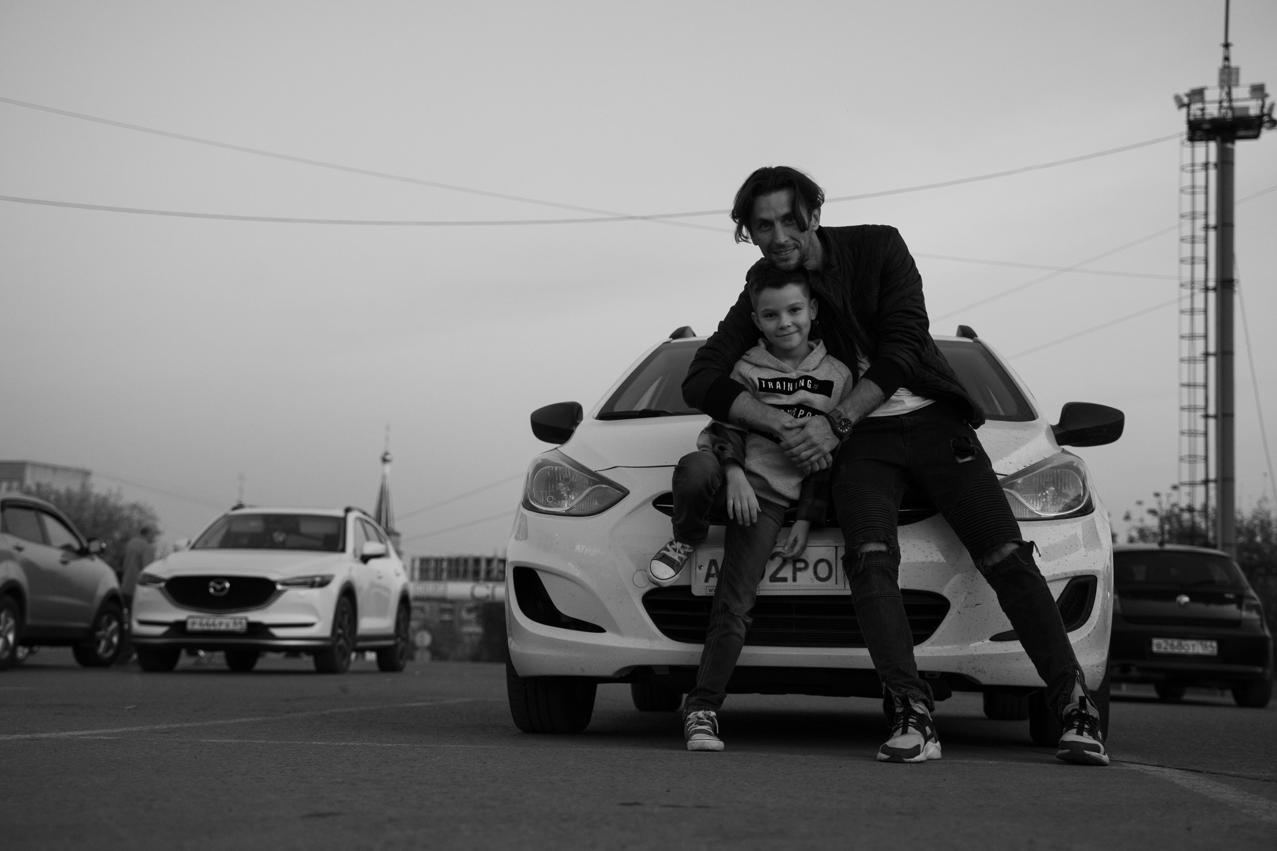 Отец и сын. Фотограф Максим Маркелов