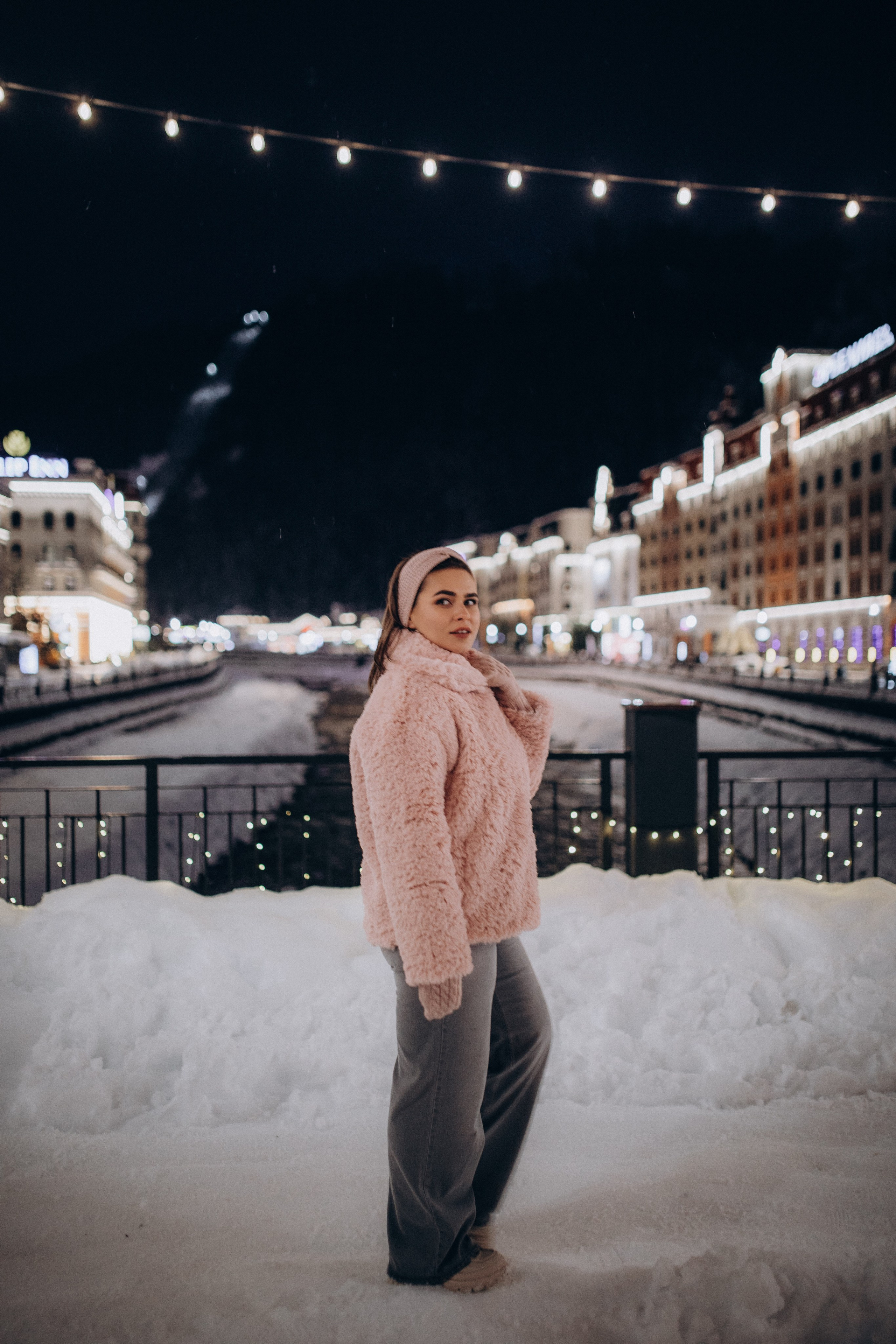 Зимняя прогулка на Розе Хутор с Кристиной. Фотограф Елизавета Балакир
