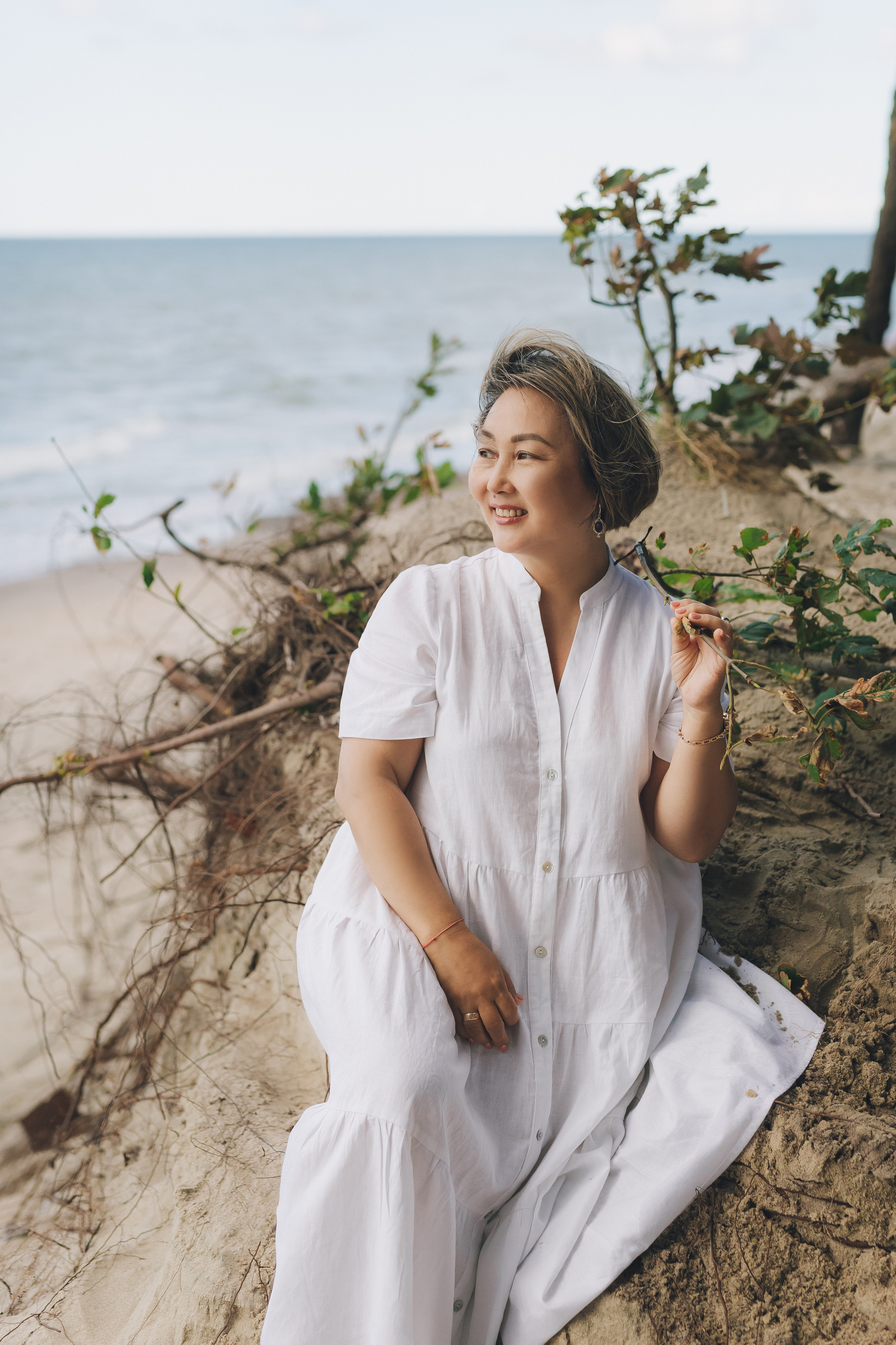 День Рождения на Балтике: Праздничная семейная съёмка для Елены. Фотограф Зеленоградск Красильникова Елена