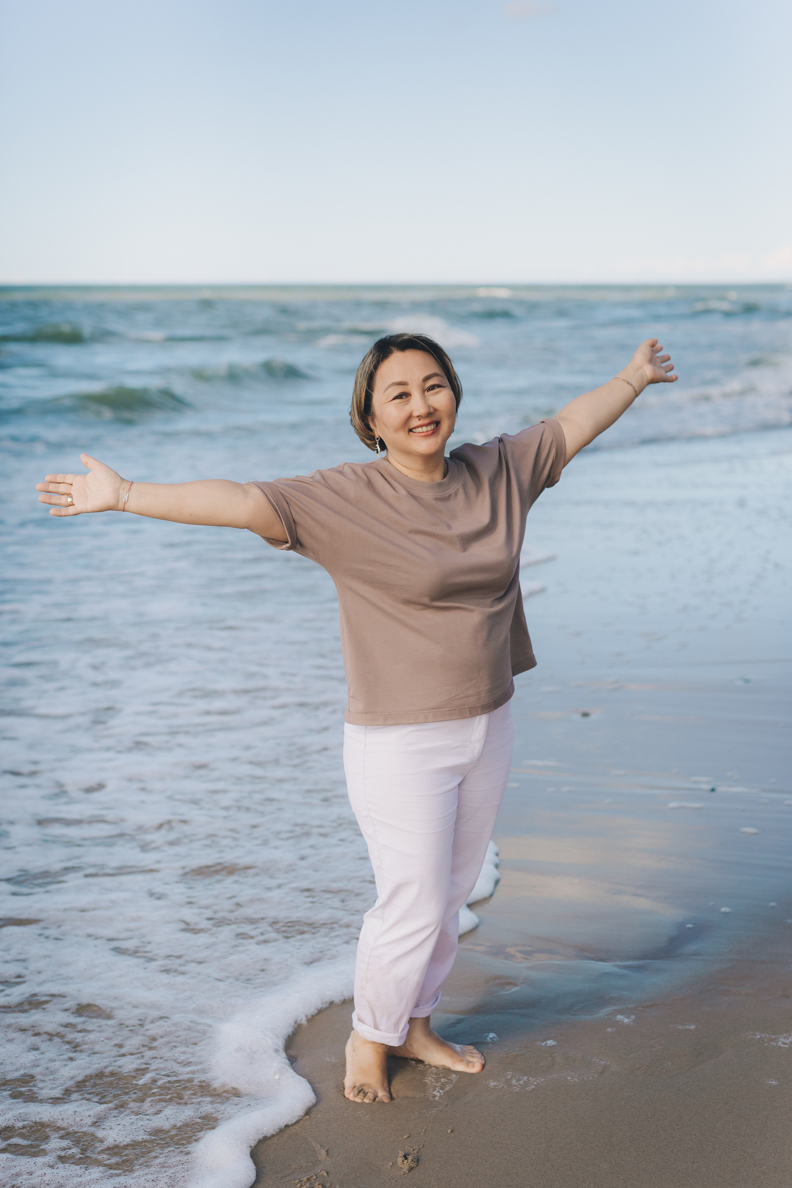 День Рождения на Балтике: Праздничная семейная съёмка для Елены. Фотограф Зеленоградск Красильникова Елена