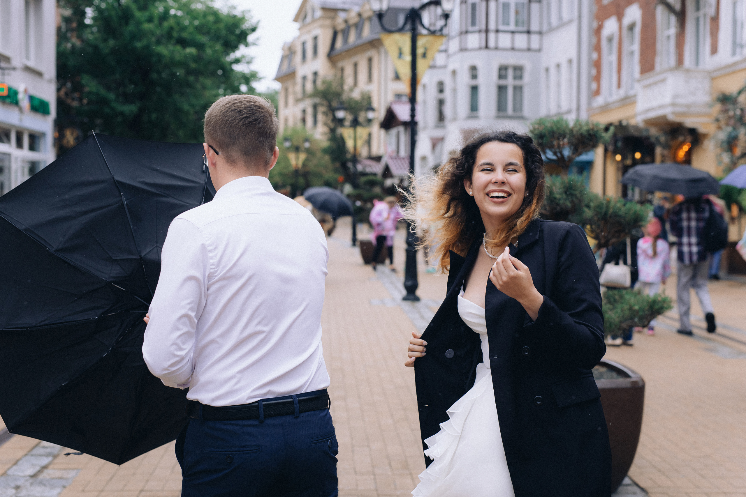 Свадьба в дождливый летний день: Мария и Владимир. Фотограф Зеленоградск Красильникова Елена