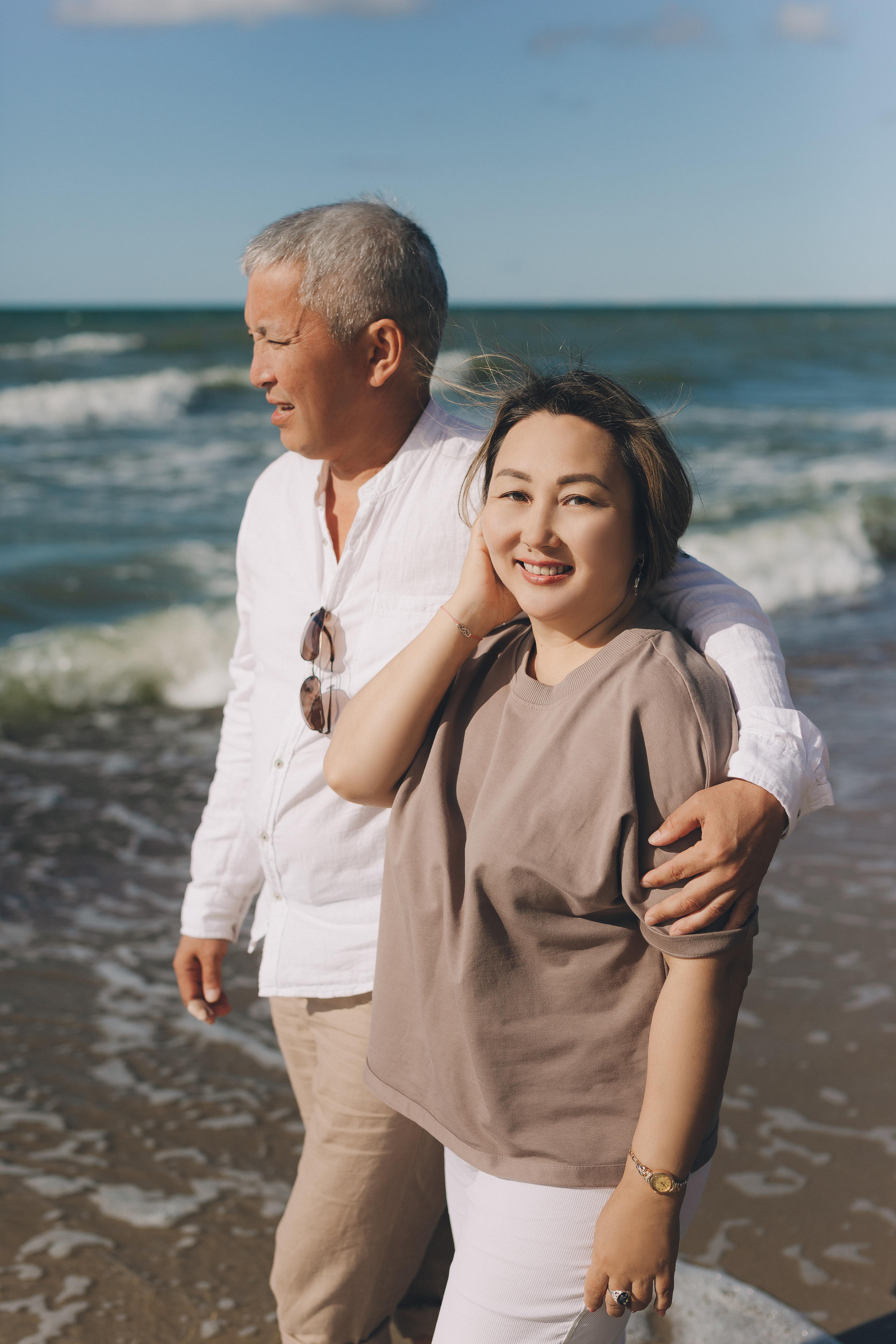 День Рождения на Балтике: Праздничная семейная съёмка для Елены. Фотограф Зеленоградск Красильникова Елена