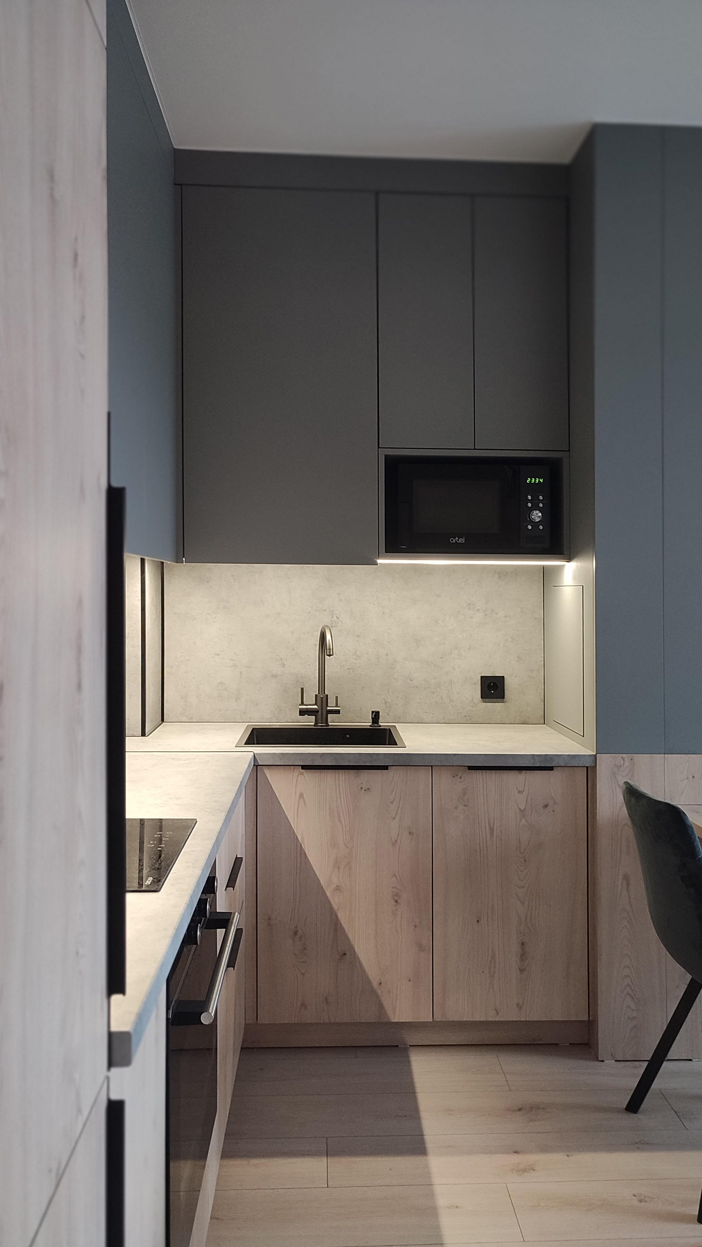 ЖК Еловый 54.7 кв.м. Дизайн интерьера, 3D-визуализация Владивосток