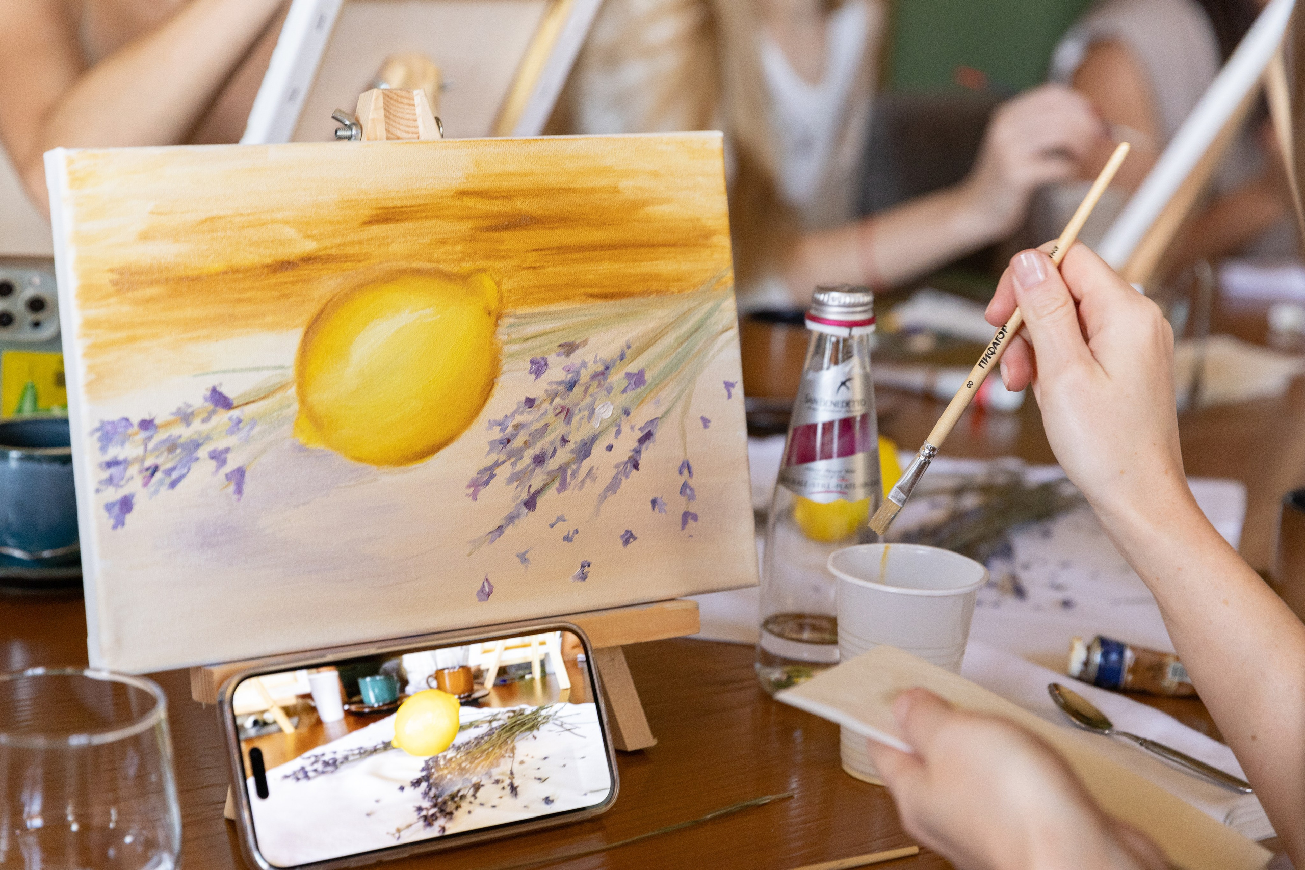 МАСТЕР-КЛАСС ПО ЖИВОПИСИ МАСЛОМ. Фотограф в Сочи Екатерина Потапова