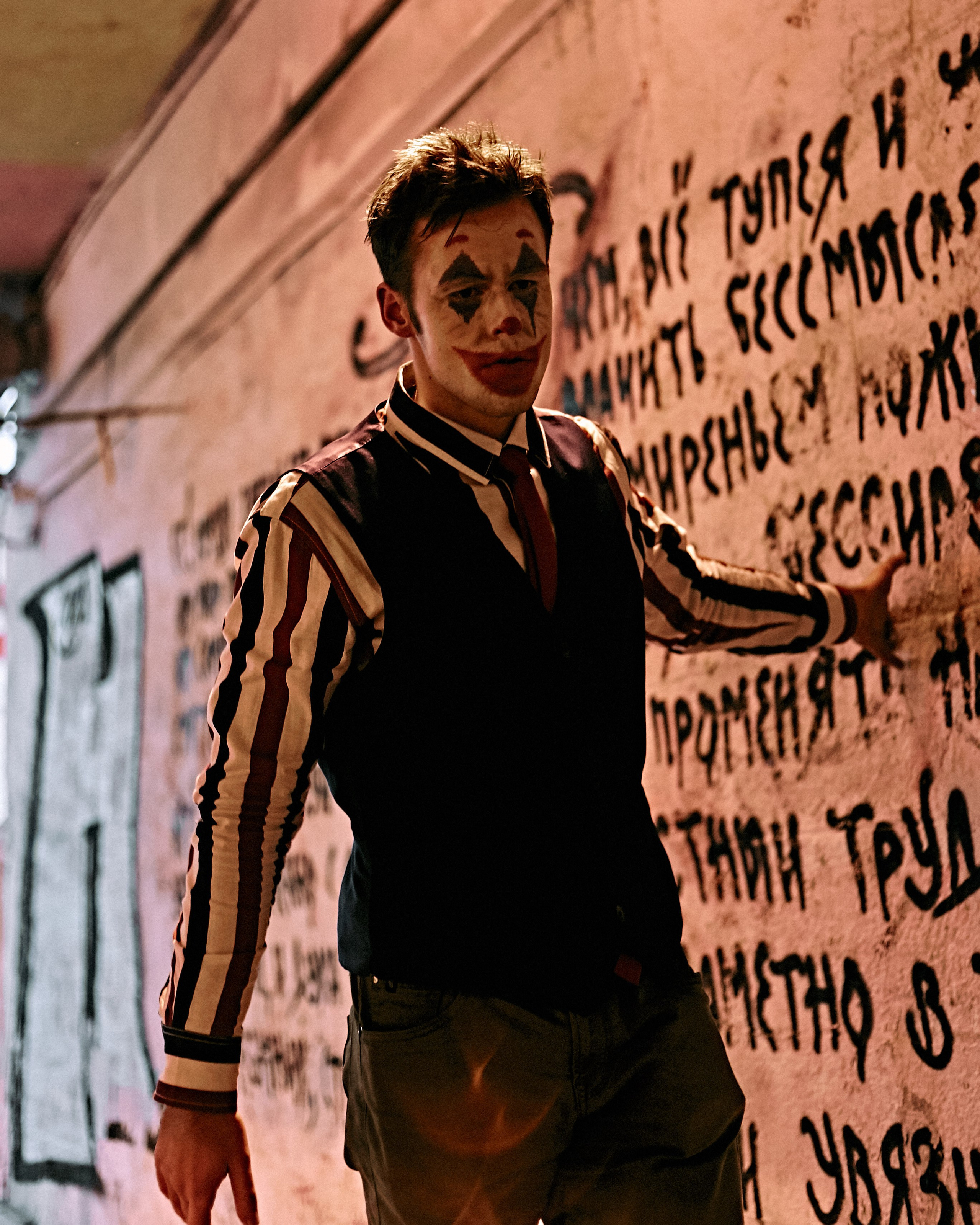 Никита Тюльков в образе Джокера. Визажист в Москве Виктория Шевченко