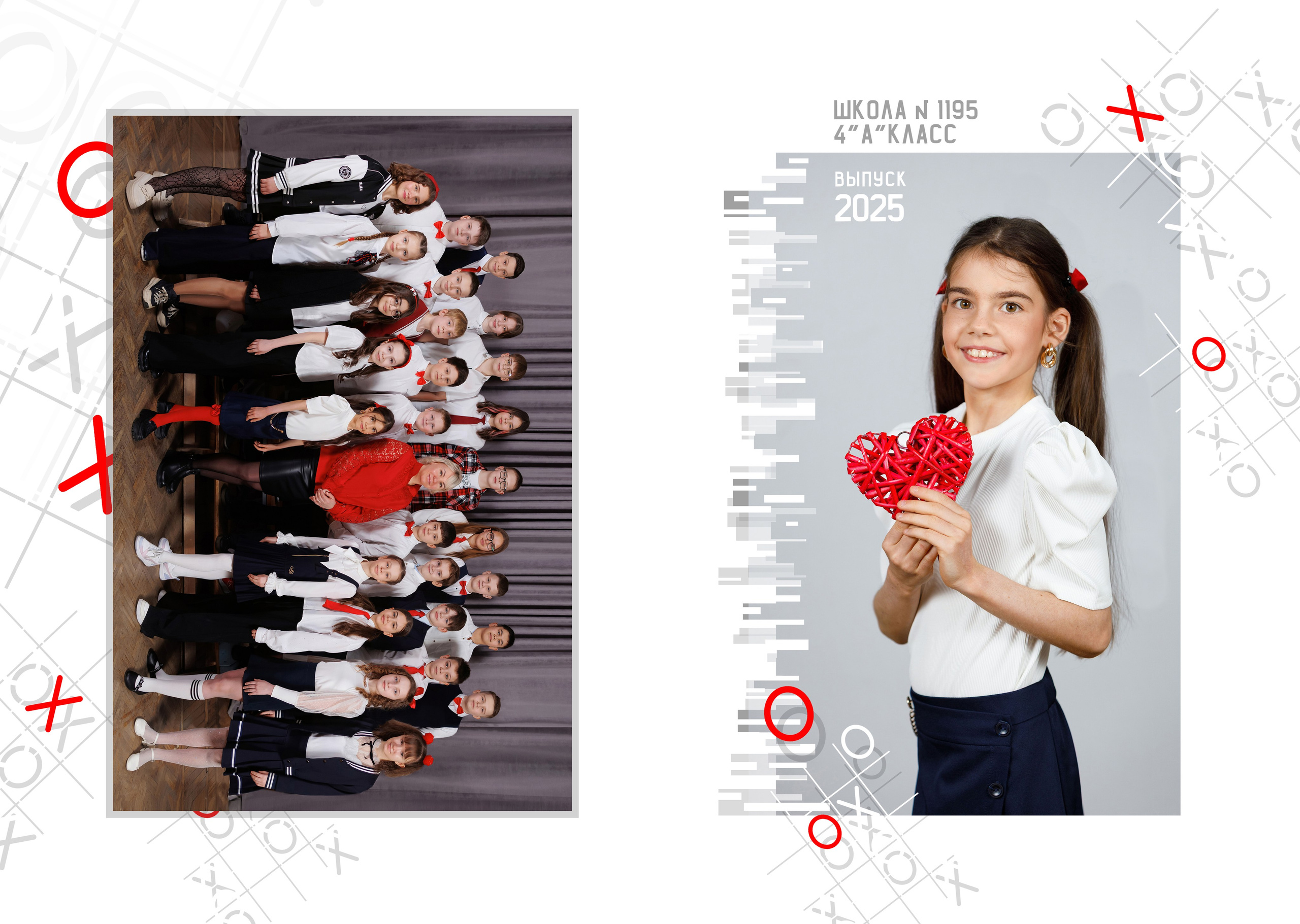 АЛЬБОМ 3 разворота. Вадя и Надя — индивидуальные фотоальбомы для детских садов и школ, полный цикл от съёмки до готового альбома