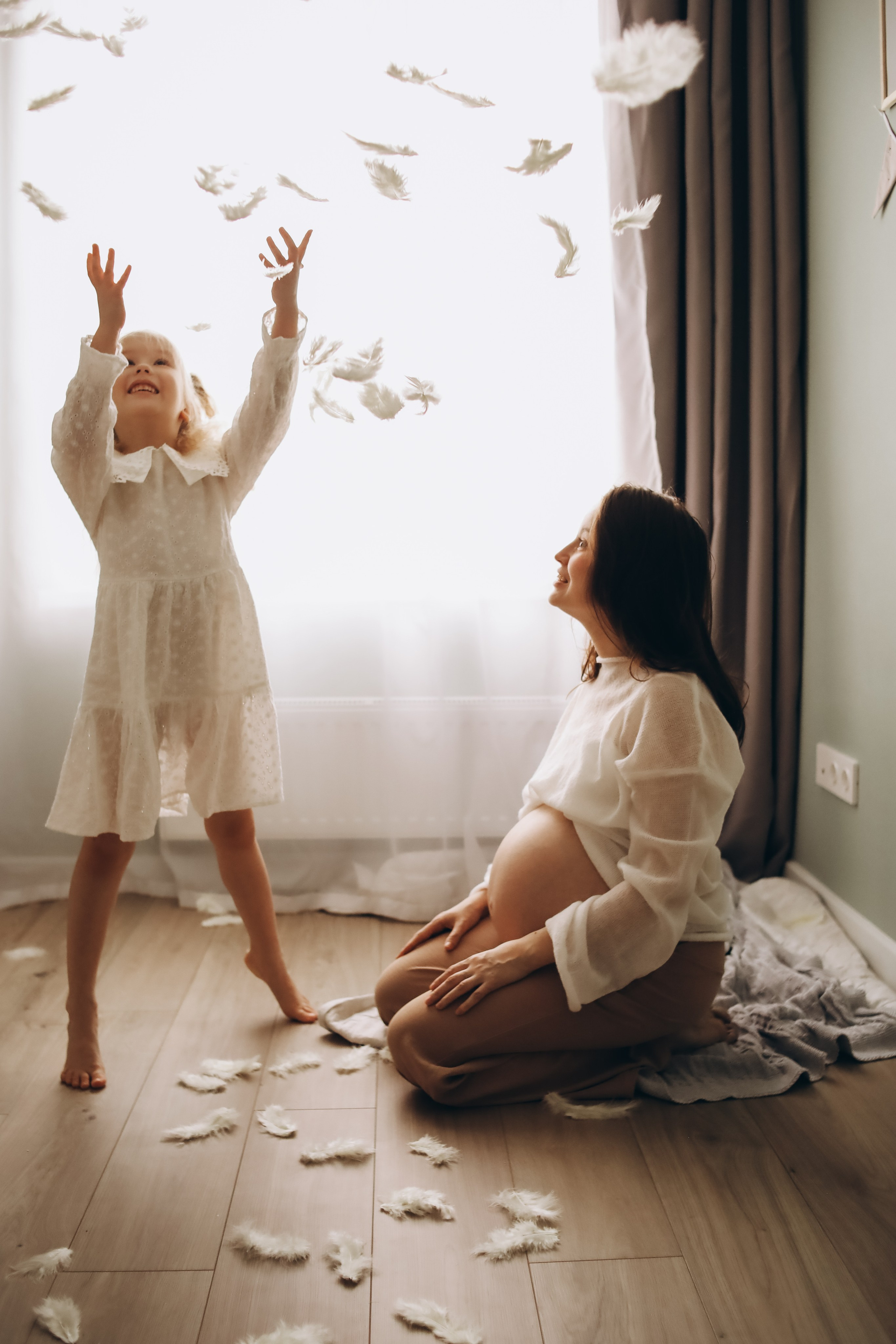 Ждём малыша с сестрой Настей. Phbyadel.wfolio.pro