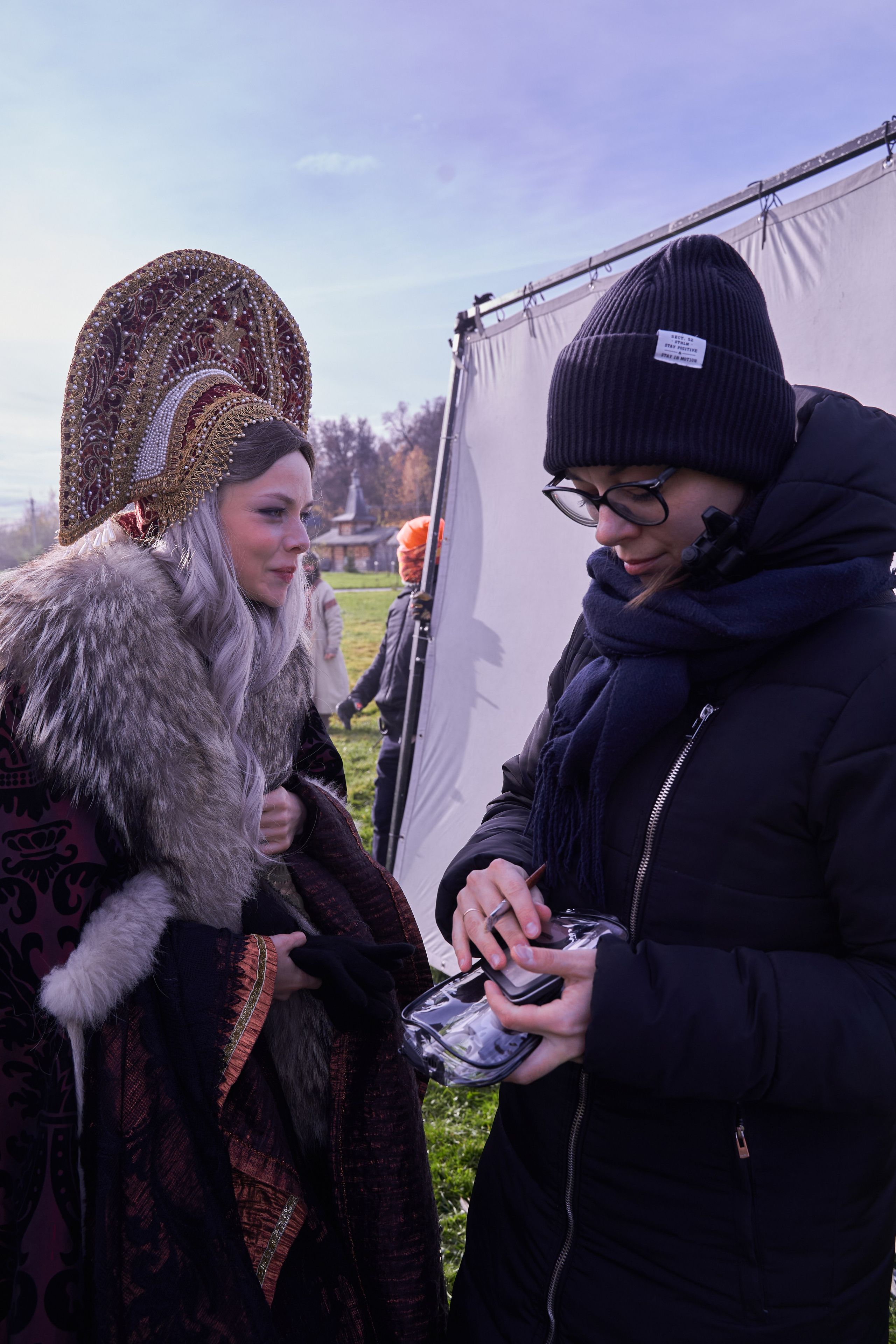 Бекстейдж съемки сериала. Krasnopoliophoto