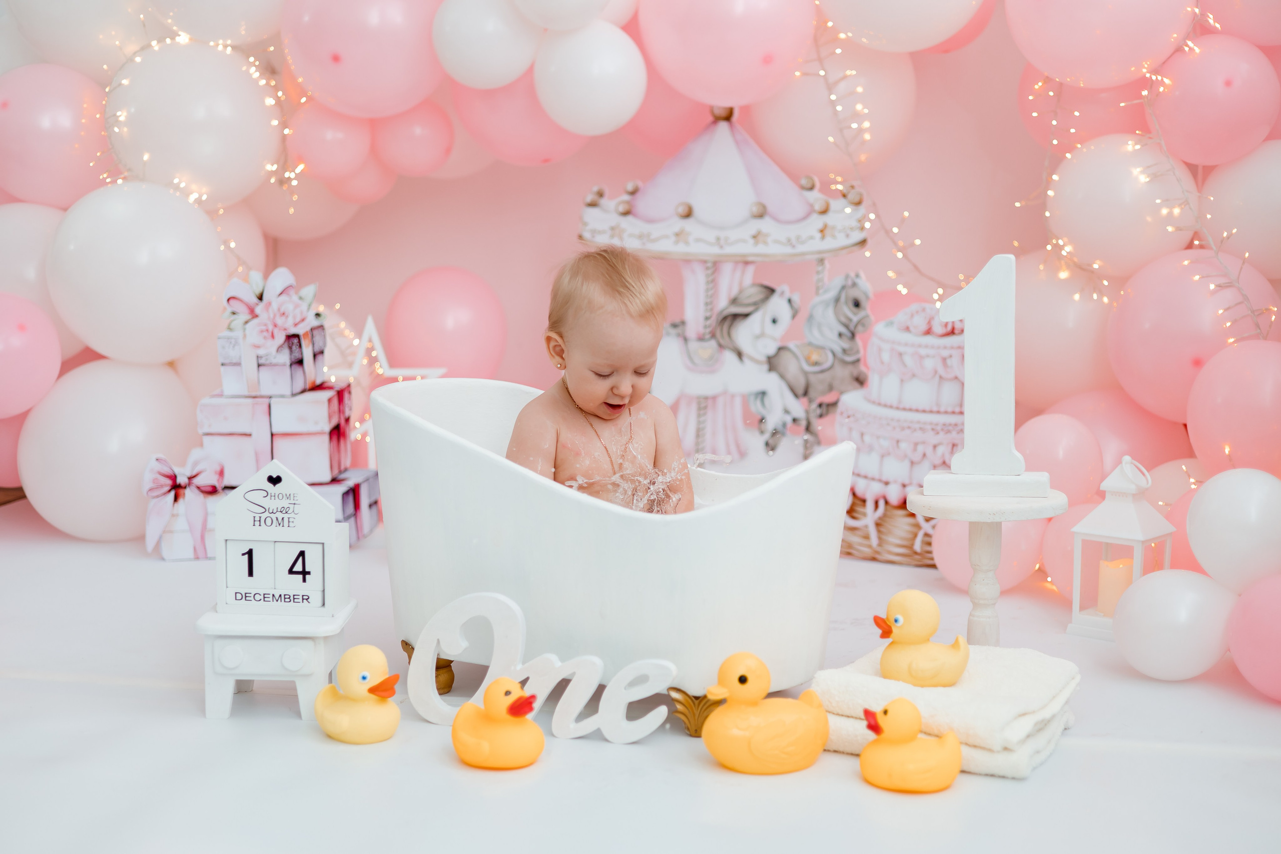 Есения, 1 годик. Семейный и детский фотограф в Железногорске Саламахо Ольга