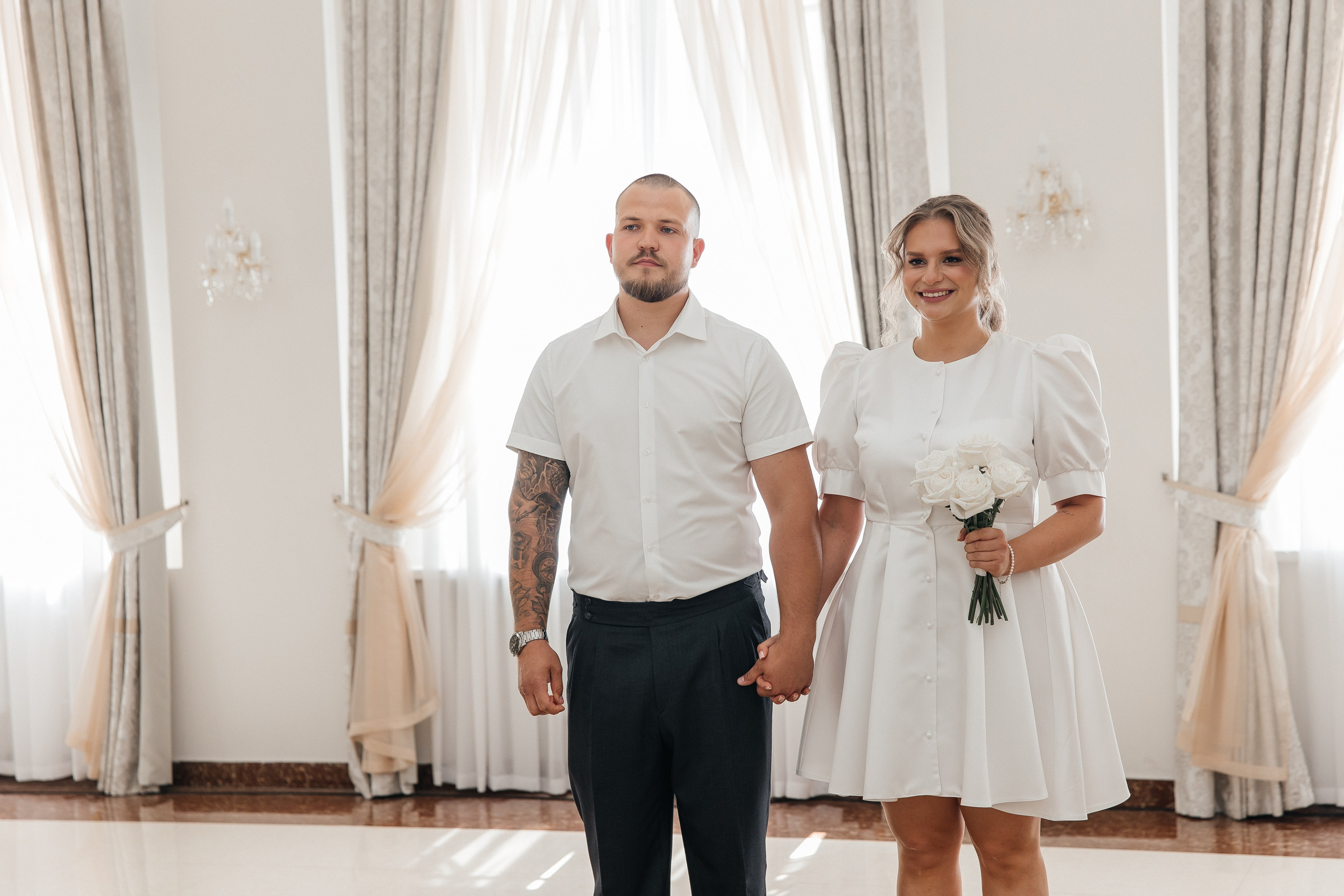 ЗАГС + прогулка. СВАДЕБНЫЙ ФОТОГРАФ ЕВГЕНИЯ МОДИНА Ярославль