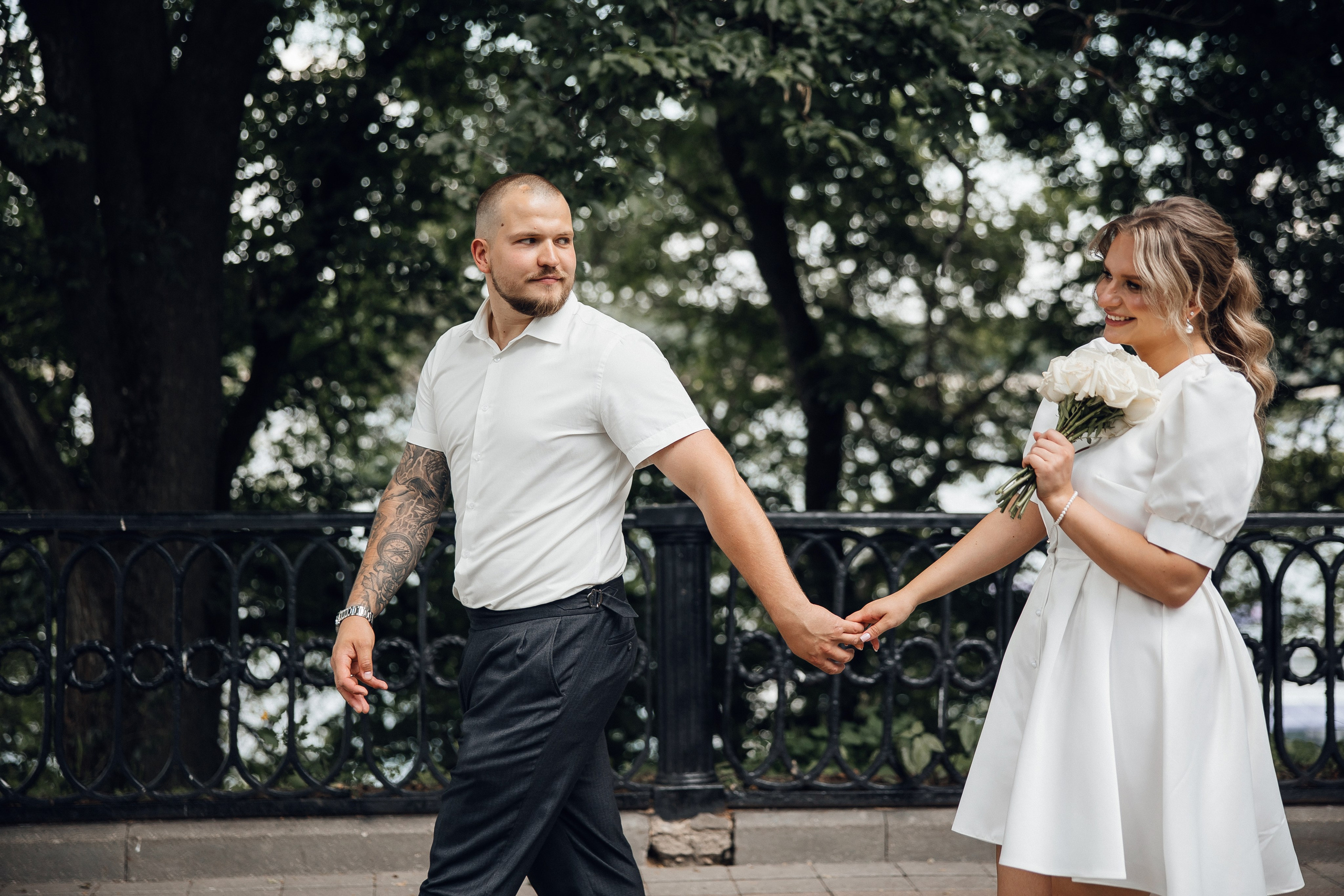ЗАГС + прогулка. СВАДЕБНЫЙ ФОТОГРАФ ЕВГЕНИЯ МОДИНА Ярославль