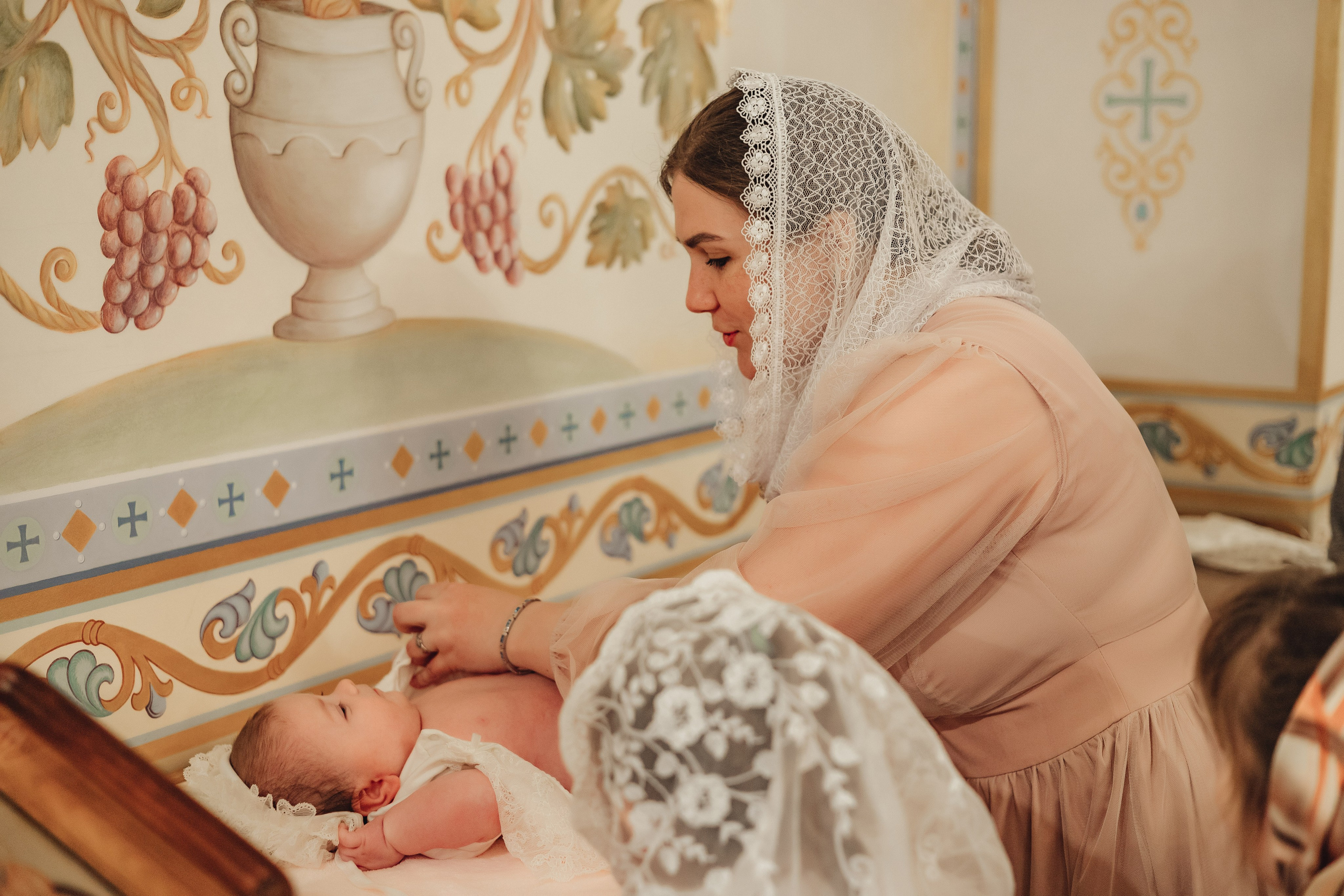 Крещение Анны. Свадебный и семейный фотограф Пушкин Царское Село СПБ Питер Санкт-Петербург и Рязань Ольга Козлова