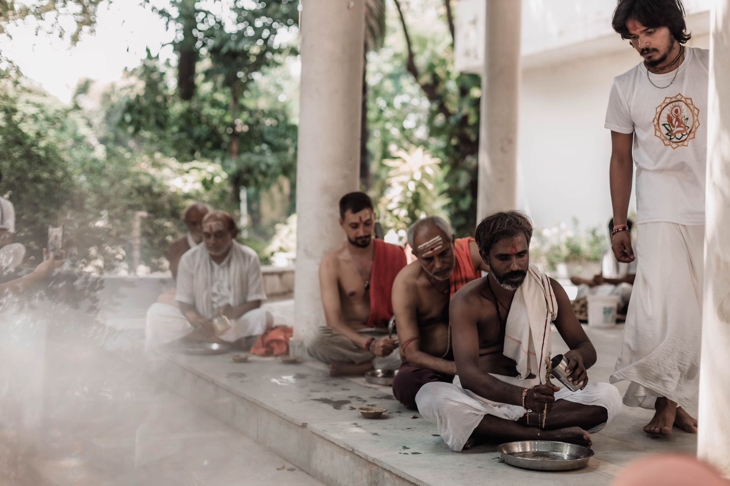 Pitri Paksha yagyas & poojas Devraha Baba ji ashram. Mariam Bagdasaryan