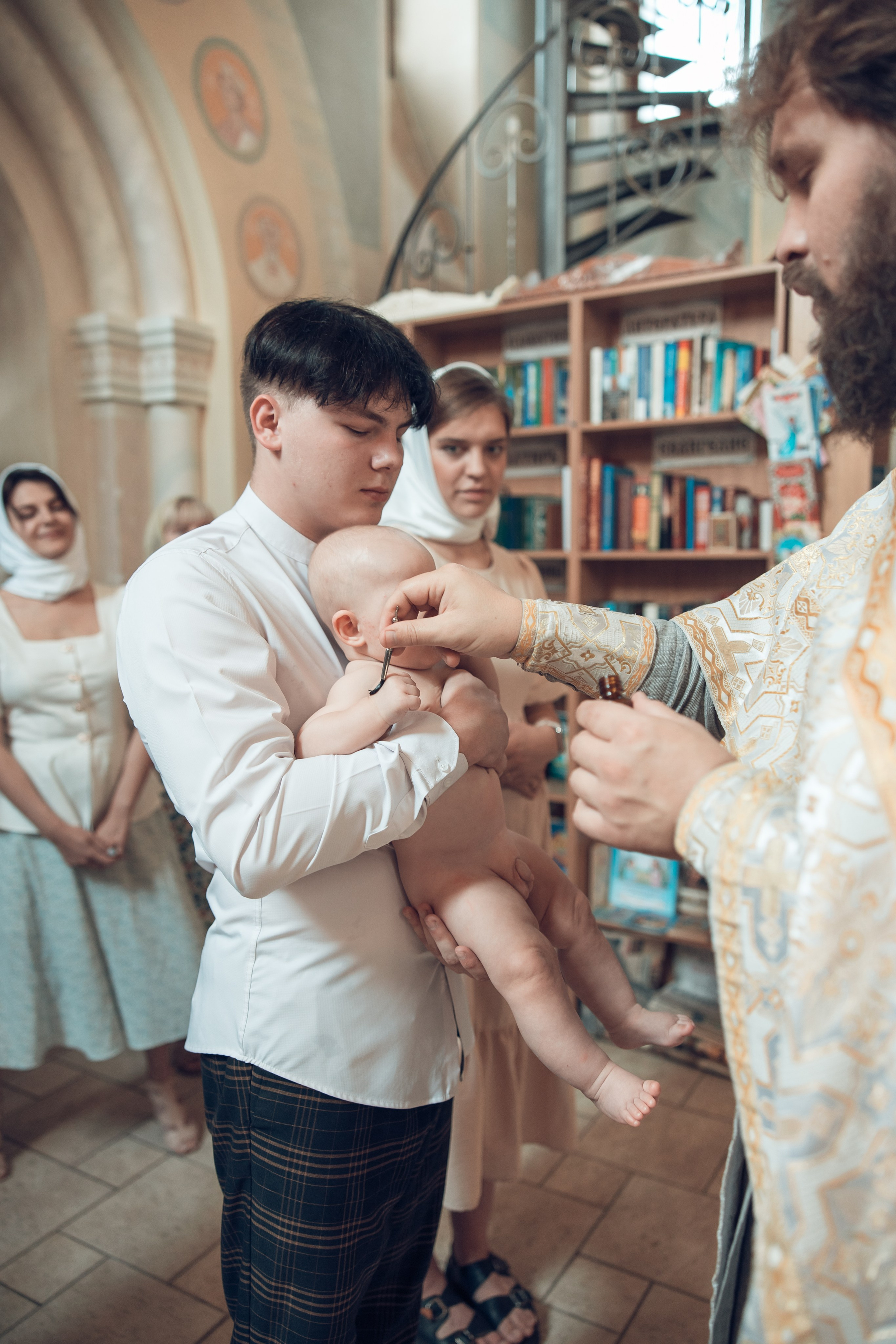 крещение в храме Всецарица, крещение у Павла Конькова