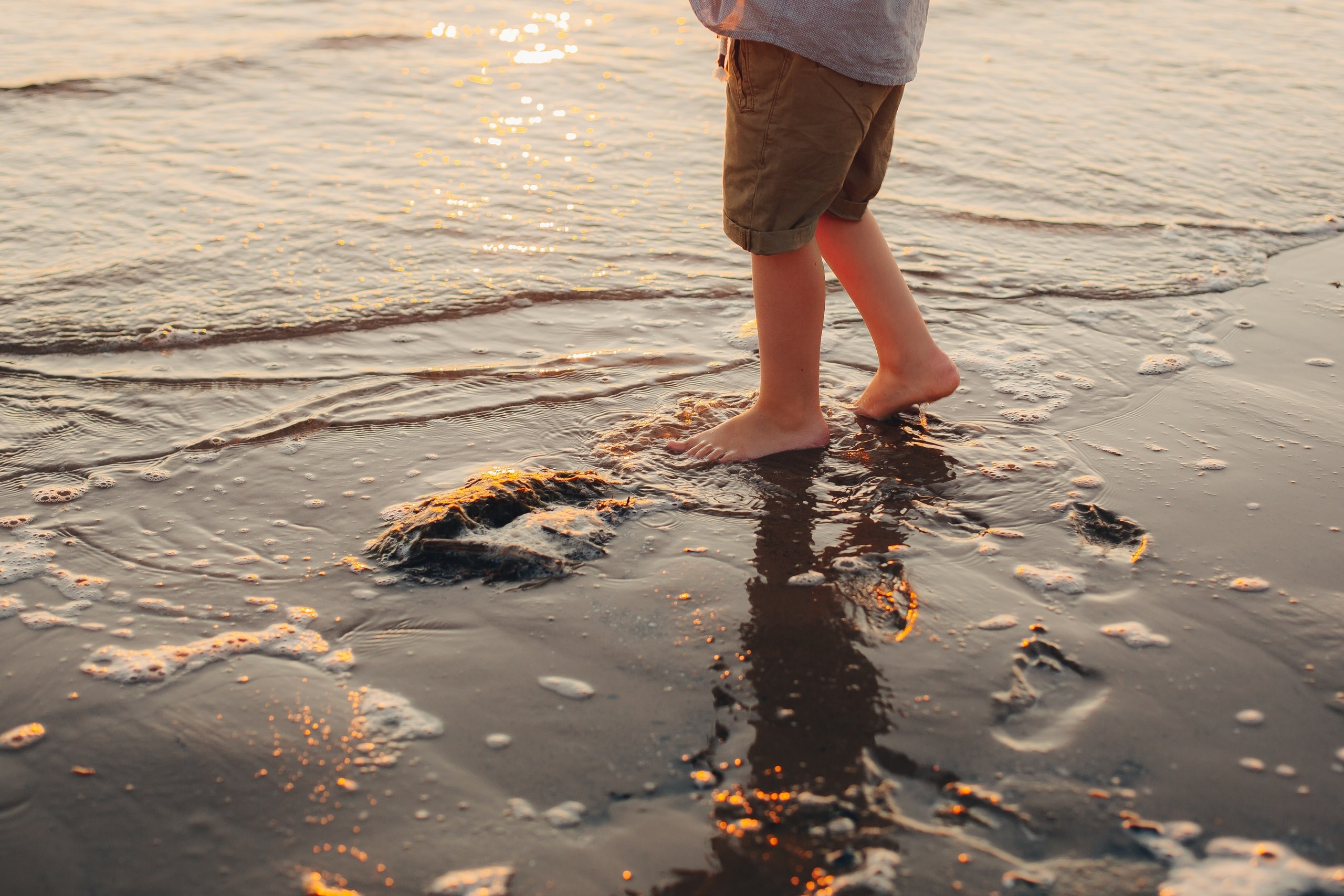 Семейная фотосессия на закате. Фотограф Евгения Мальцева, Архангельск