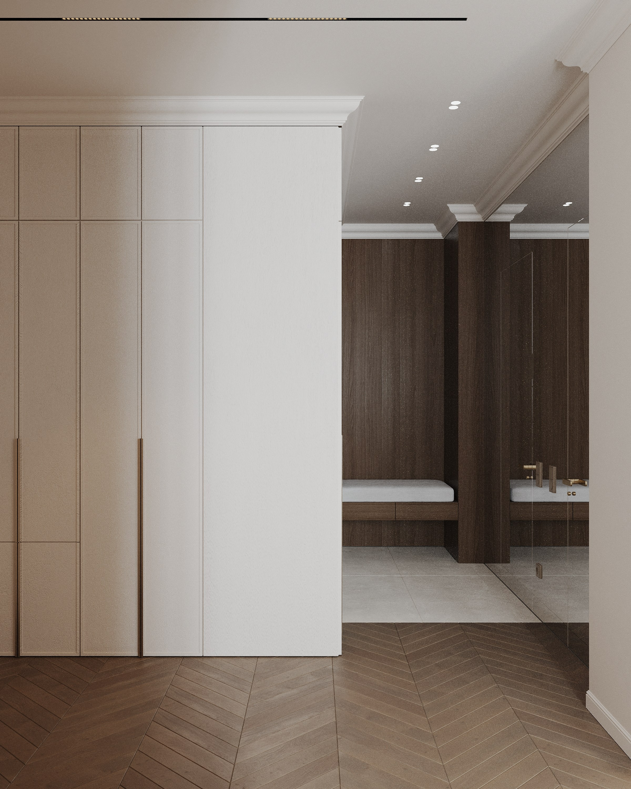ЖК The One 65 кв.м, г. Санкт-Петербург. 3d визуализатор Анастасия Науменко
