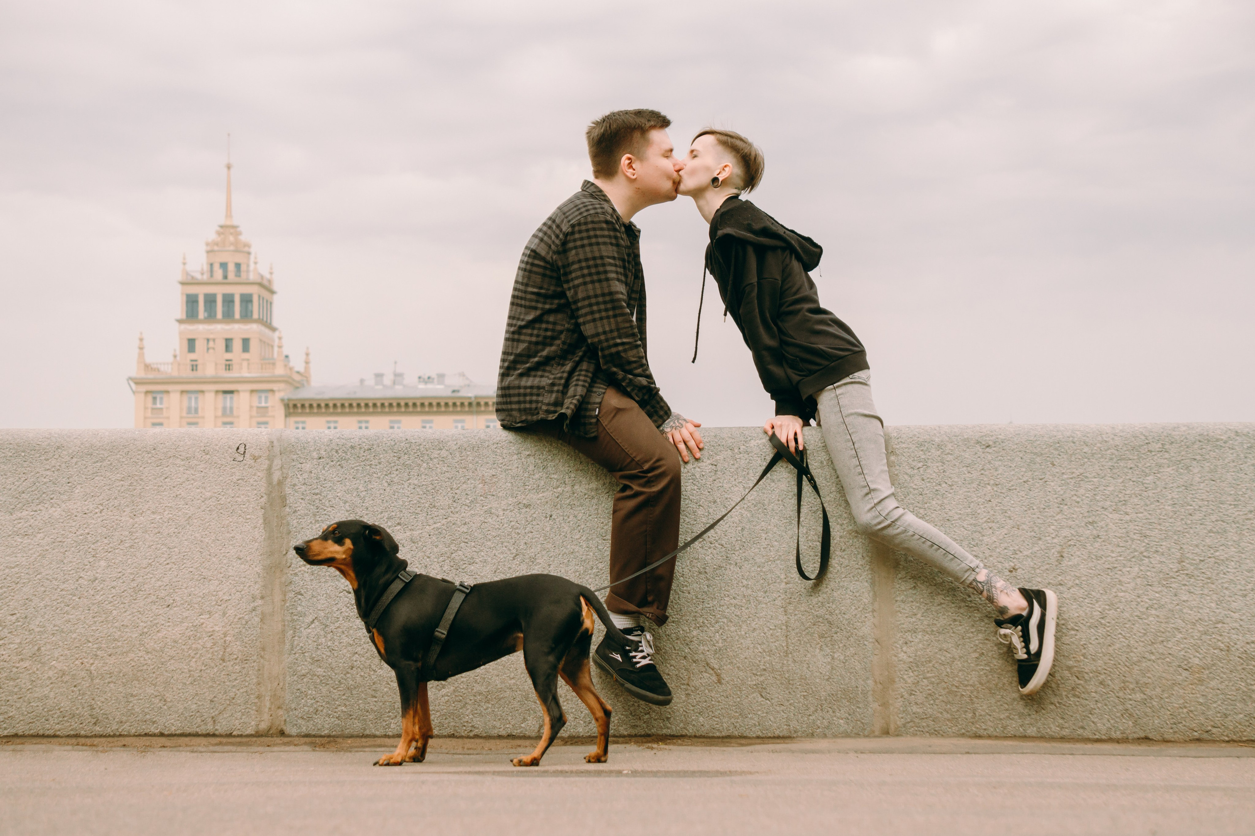 Кира, Максим и Аскара. Фотограф-анималист Ксения Воробьева, Москва