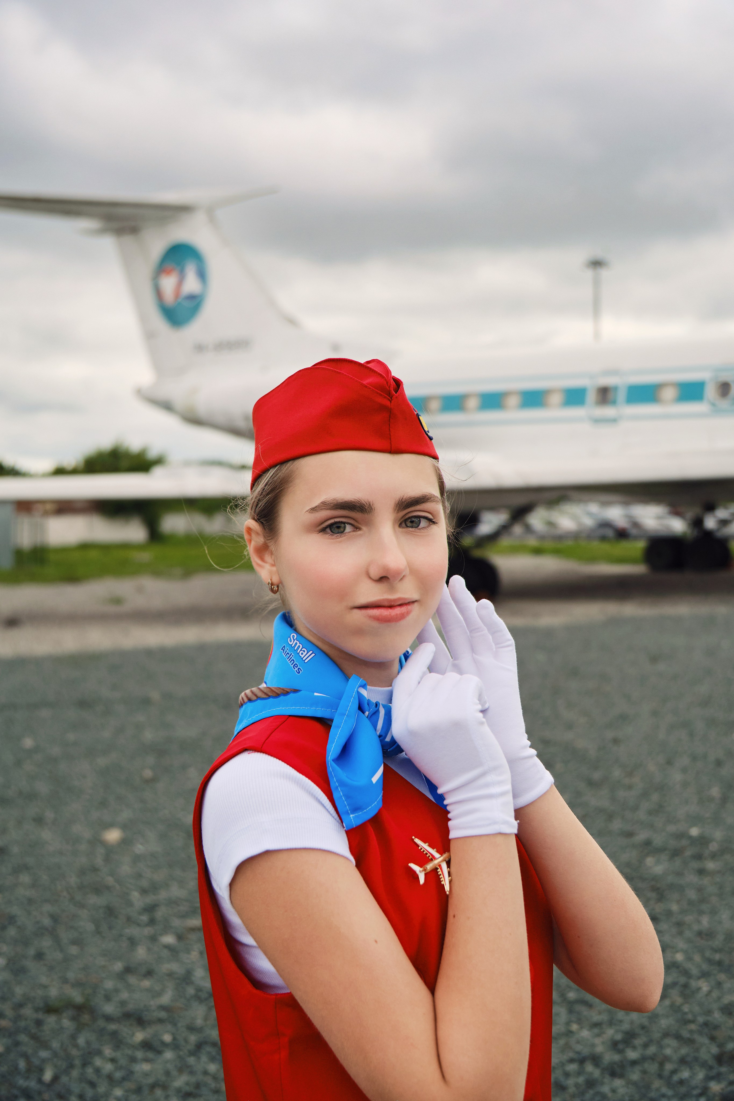 Летная. Стюардесса. Портретные и детские съемки в Новосибирске. Фотограф Мария Колчанова