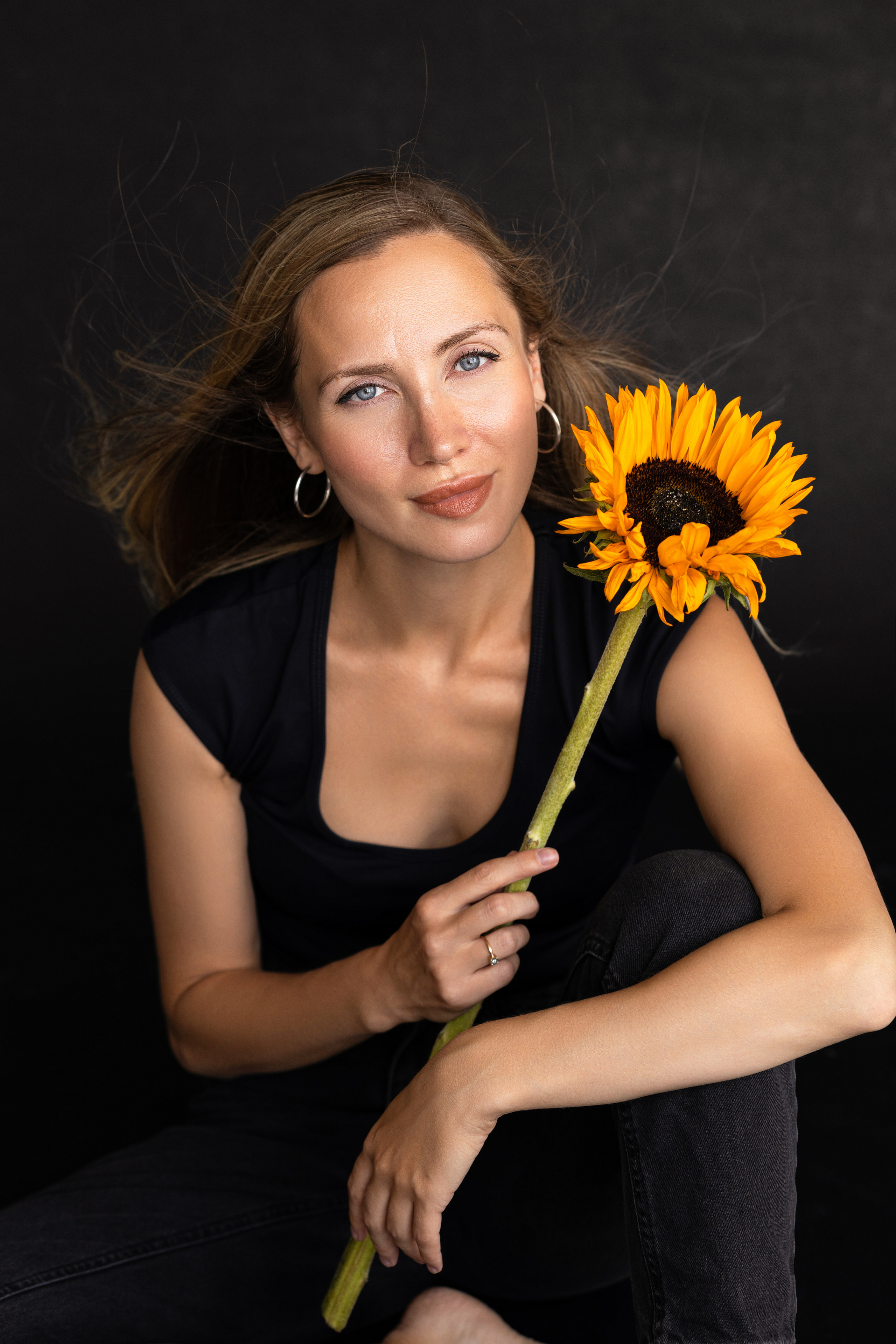 Женский портрет в студии. Фотограф Минск