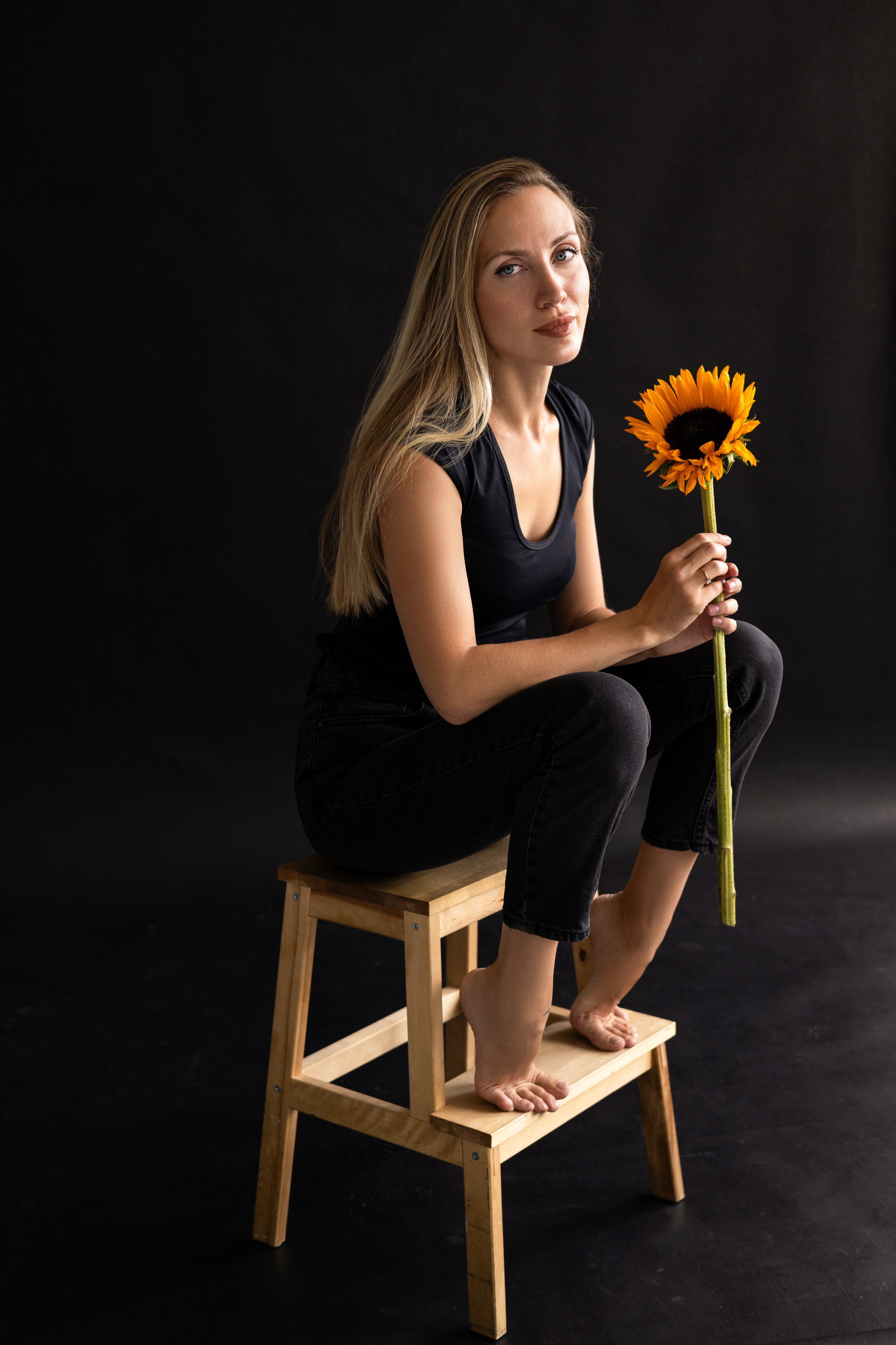 Женский портрет в студии. Фотограф Минск