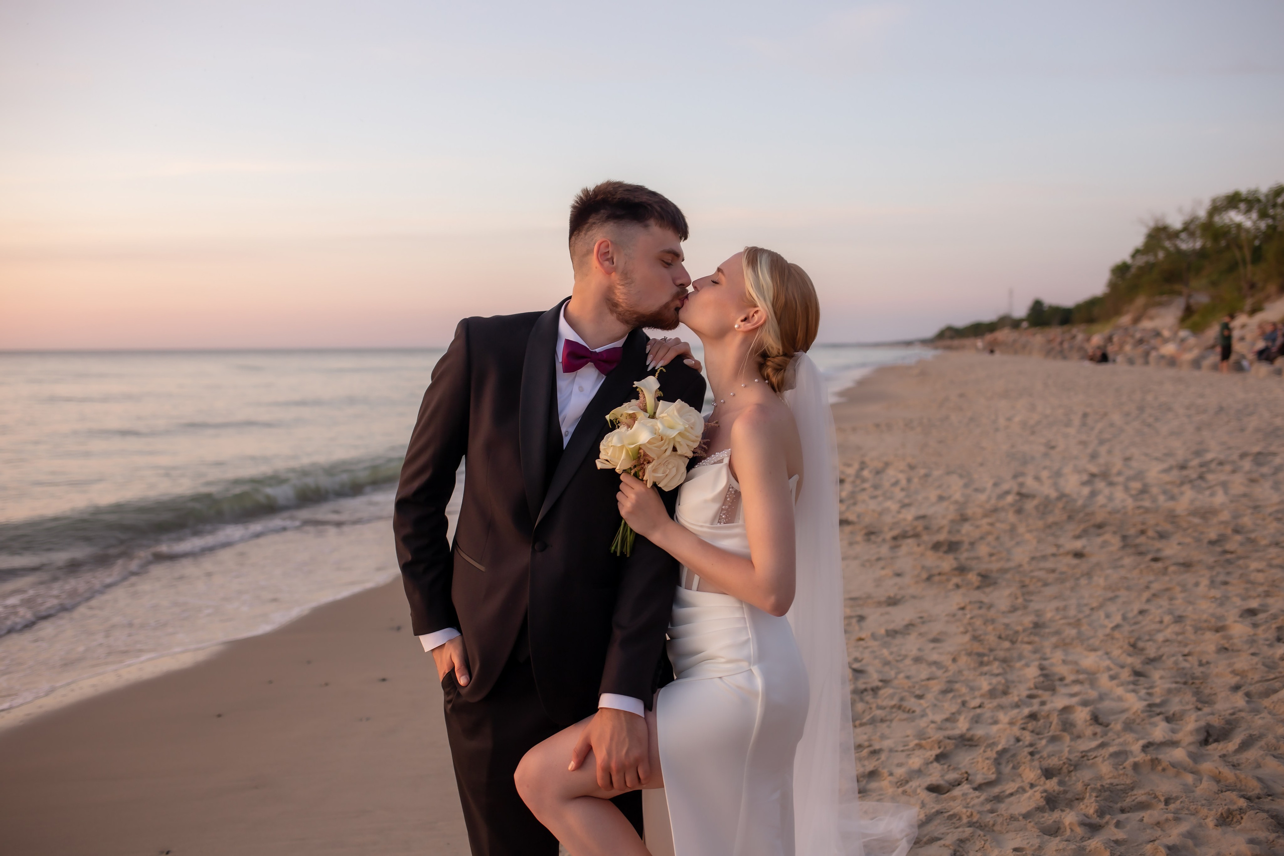 Александра и Влад. На закате. Фотограф в Калининграде Решетникова Алина