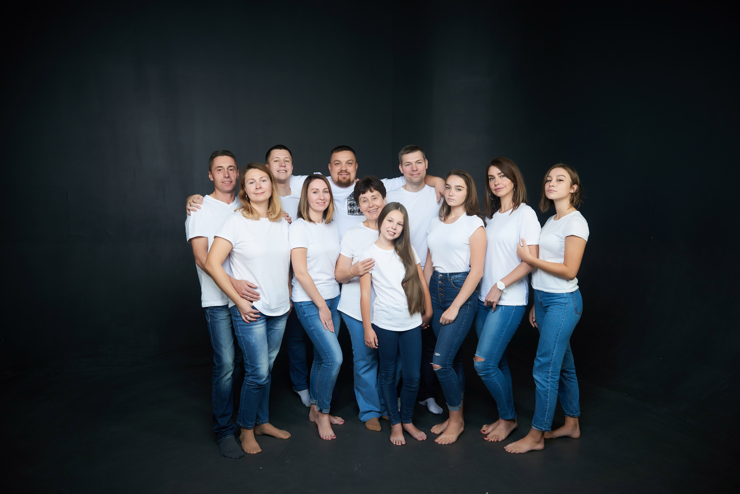 Фотосессия большой семьи. Портретный, семейный и свадебный фотограф в Санкт-Петербурге и в Пушкине Ширяев Денис