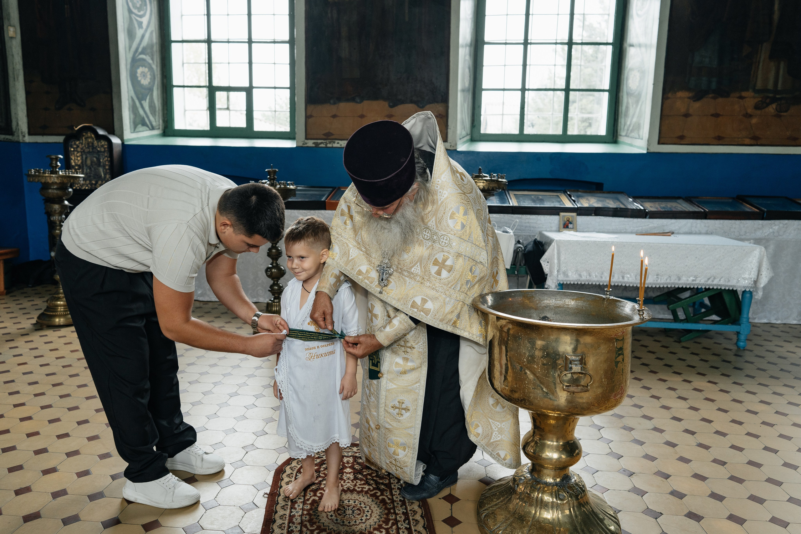 Крещение Никиты