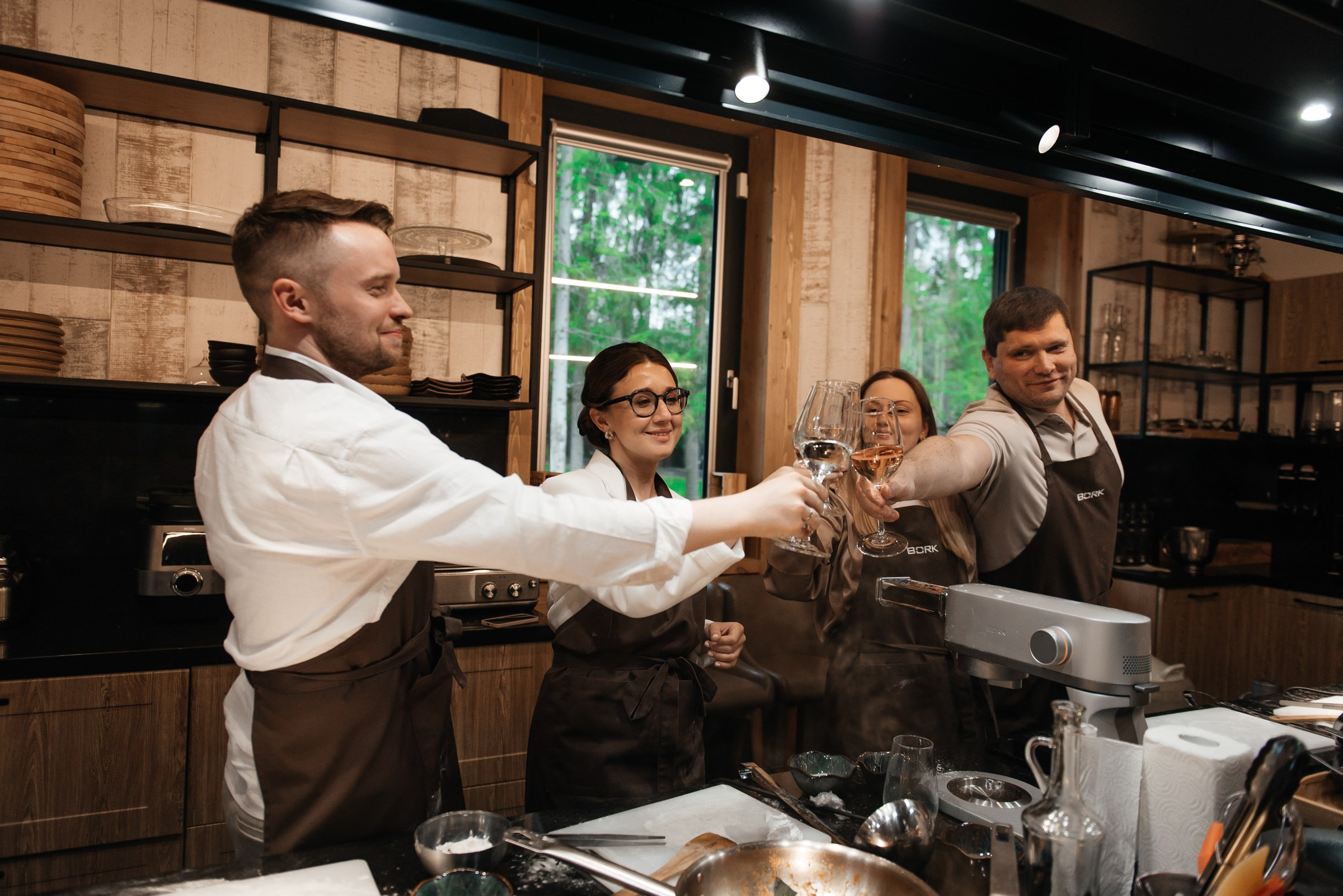 свадебный ужин в ресторане Чаща в Охта парке