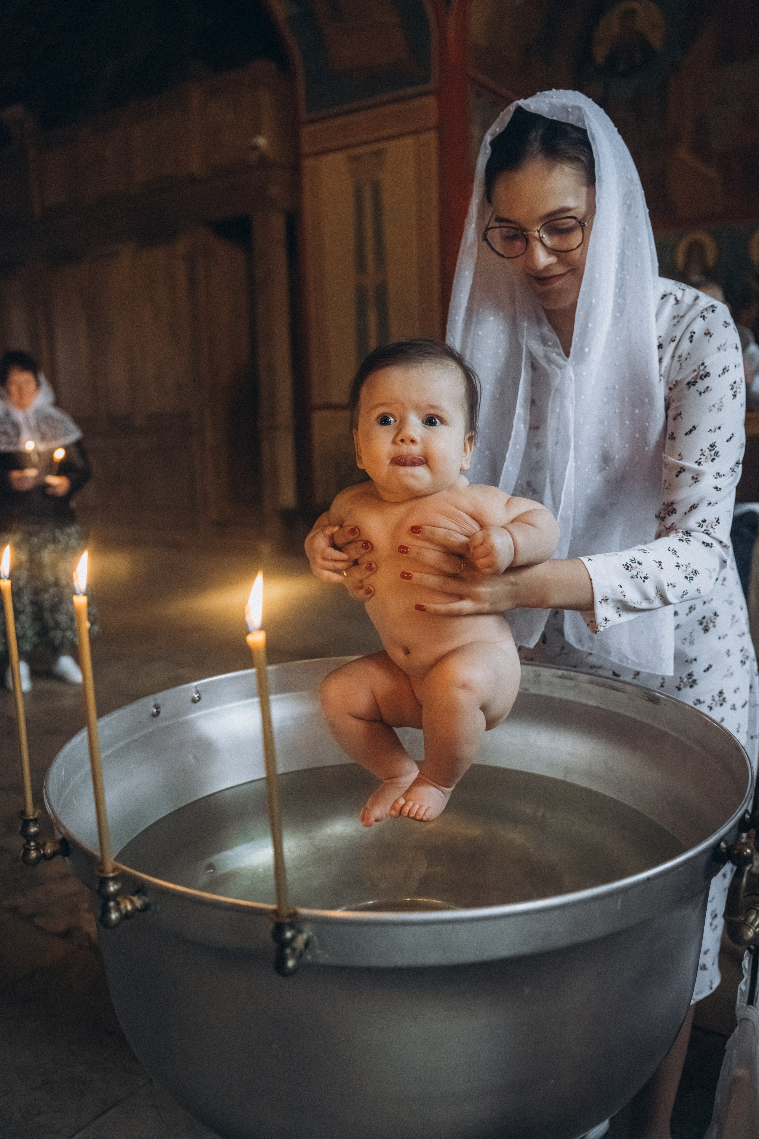 Таинство Крещения Ксении. Фотограф Ольга Рубцова в Москве и Московской области