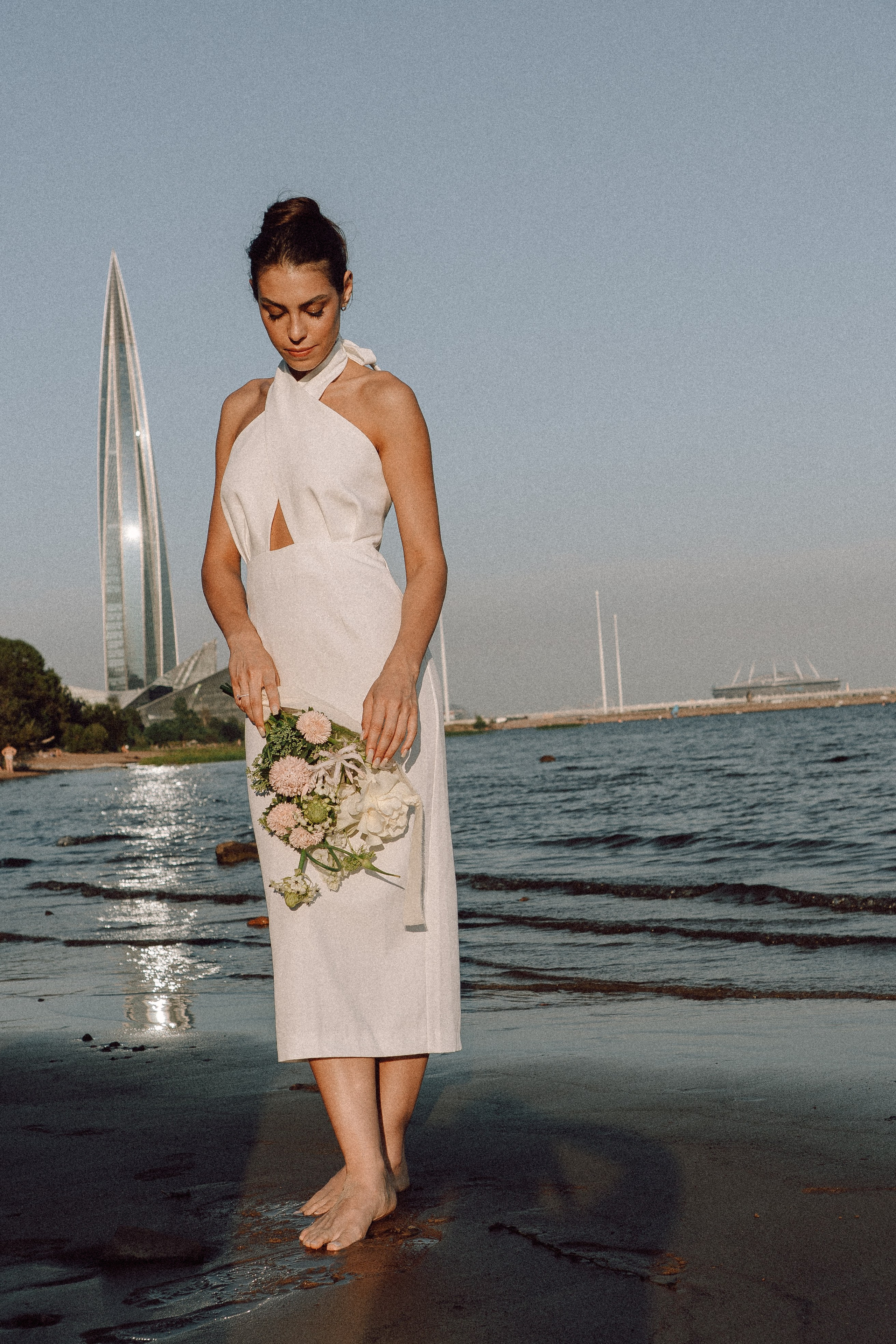 СВАДЕБНАЯ ФОТОСЕССИЯ ВЫЕЗДНОЙ ЦЕРЕМОНИИ (ФИНСКИЙ ЗАЛИВ). Профессиональный фотограф, Санкт-Петербург — Виктория Богомолова