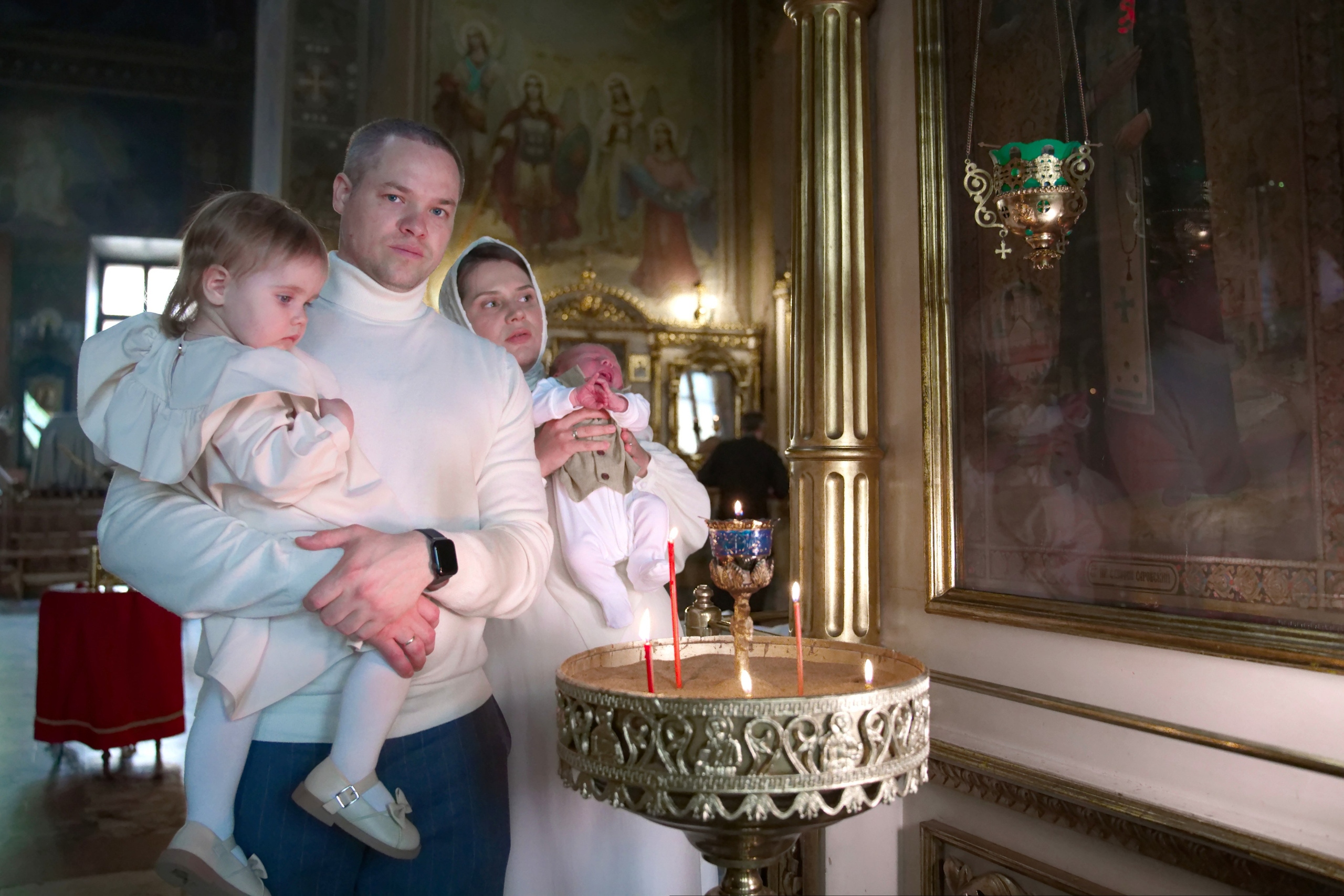 Таинство Крещения на Светлой Седмице. Фотограф в Москве