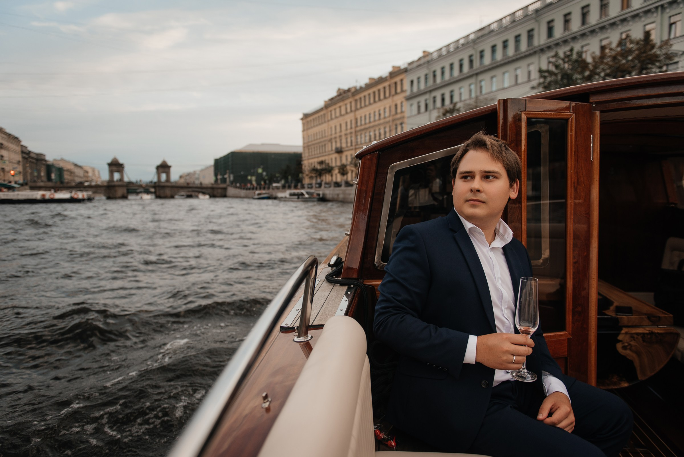 свадебная фотосессия на&nbsp;катере Venezia Nord