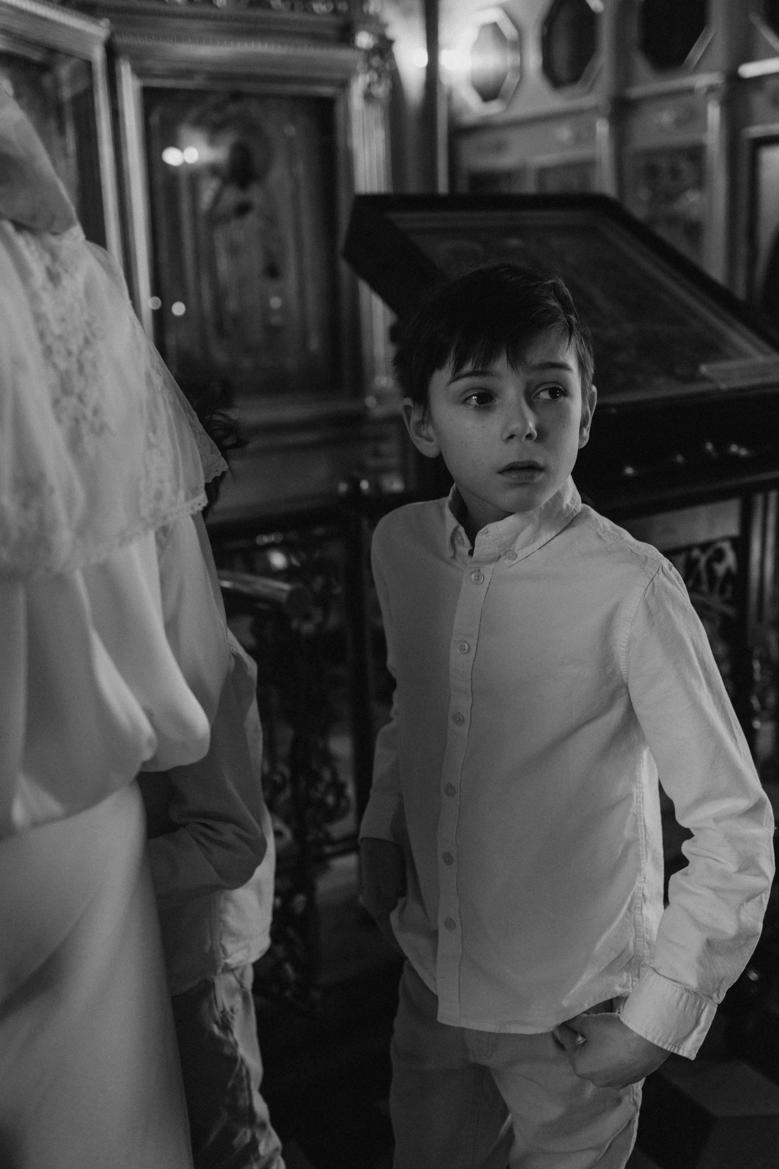 Таинство крещения Марка Храм Живоначальной Троицы. Семейный и женский фотограф в Москве Коновалова Олеся