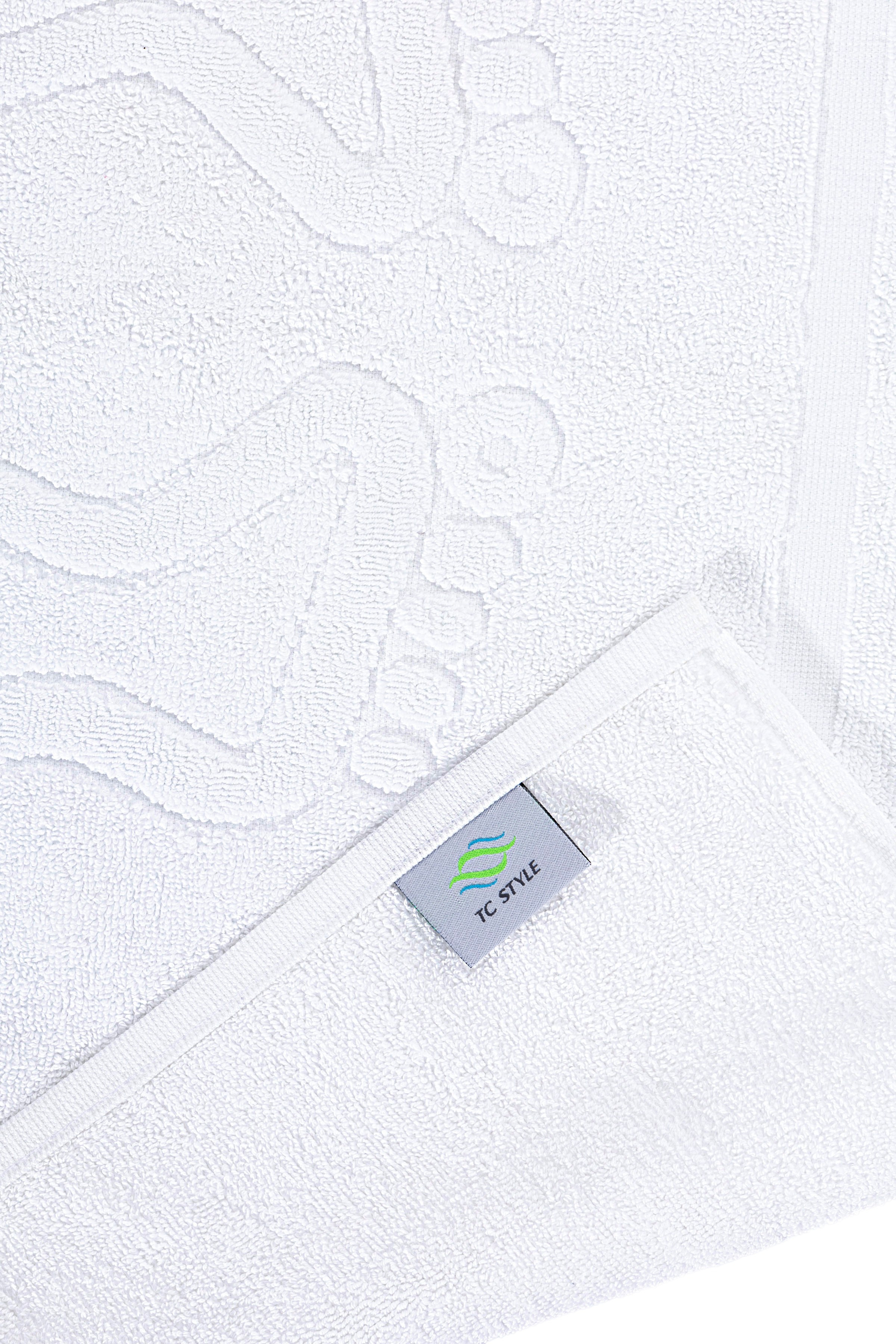 Детализация ворса белого коврика для ног | Макросъемка для рекламных материалов