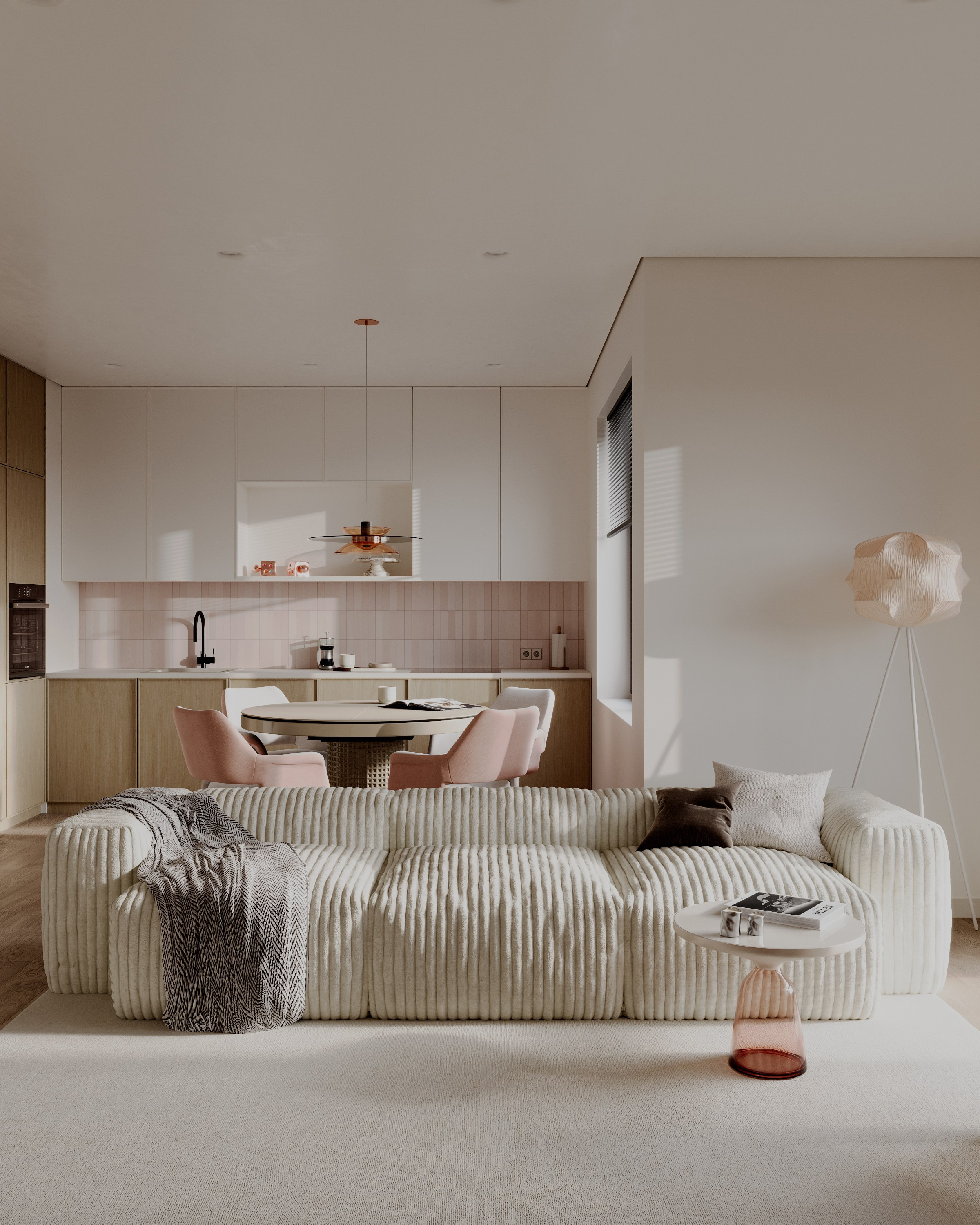 Living room. 3D визуализация интерьеров — Ирина