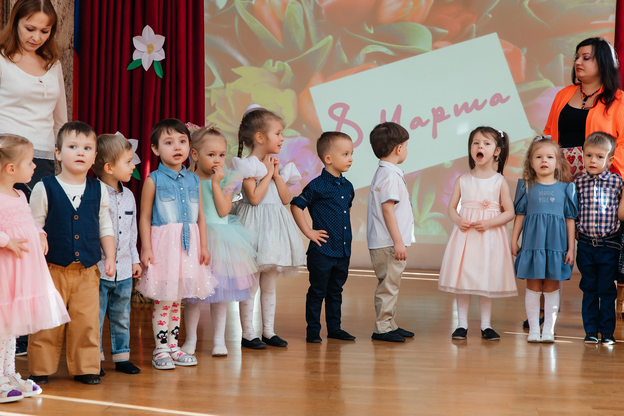 Детский сад № 93 — Утренник (07.03.2023). Свадебный и семейный фотограф Крамар Наталья