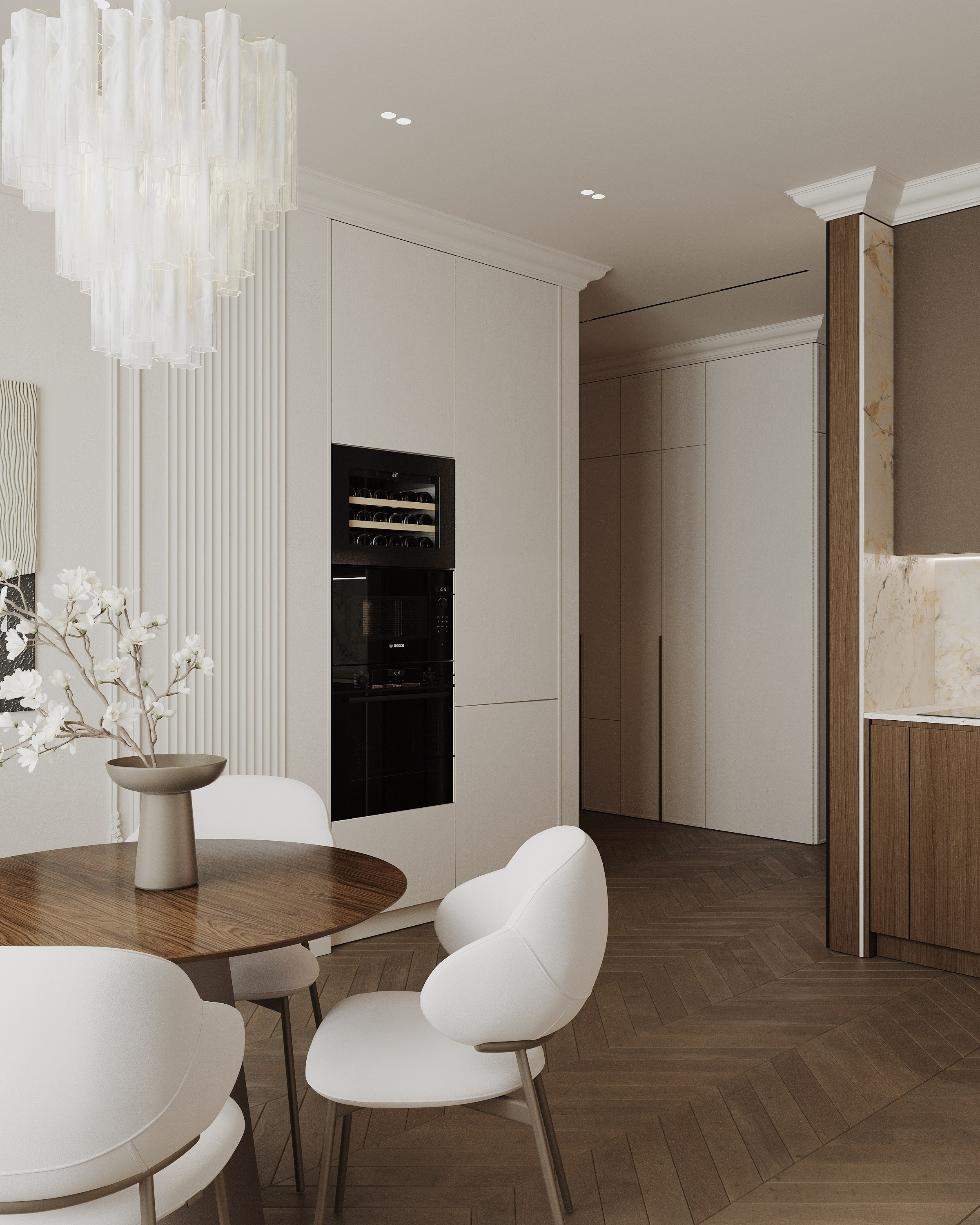 ЖК The One 65 кв.м, г. Санкт-Петербург. 3d визуализатор Анастасия Науменко